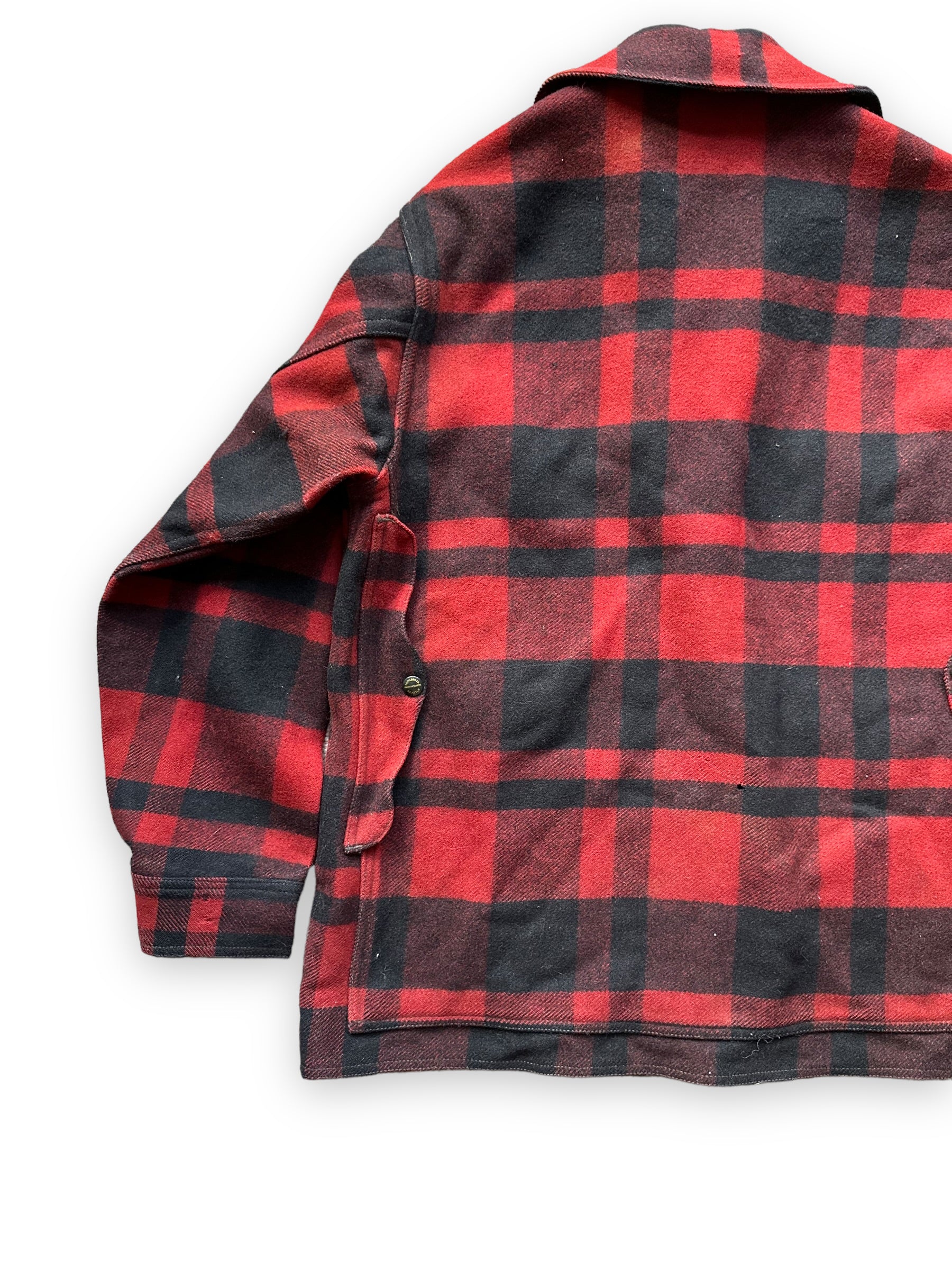 Rear Left View on Vintage 1930s Era FilClo Filson Mackinaw Cruiser |  FilClo Vintage Workwear | Barn Owl Vintage Seattle