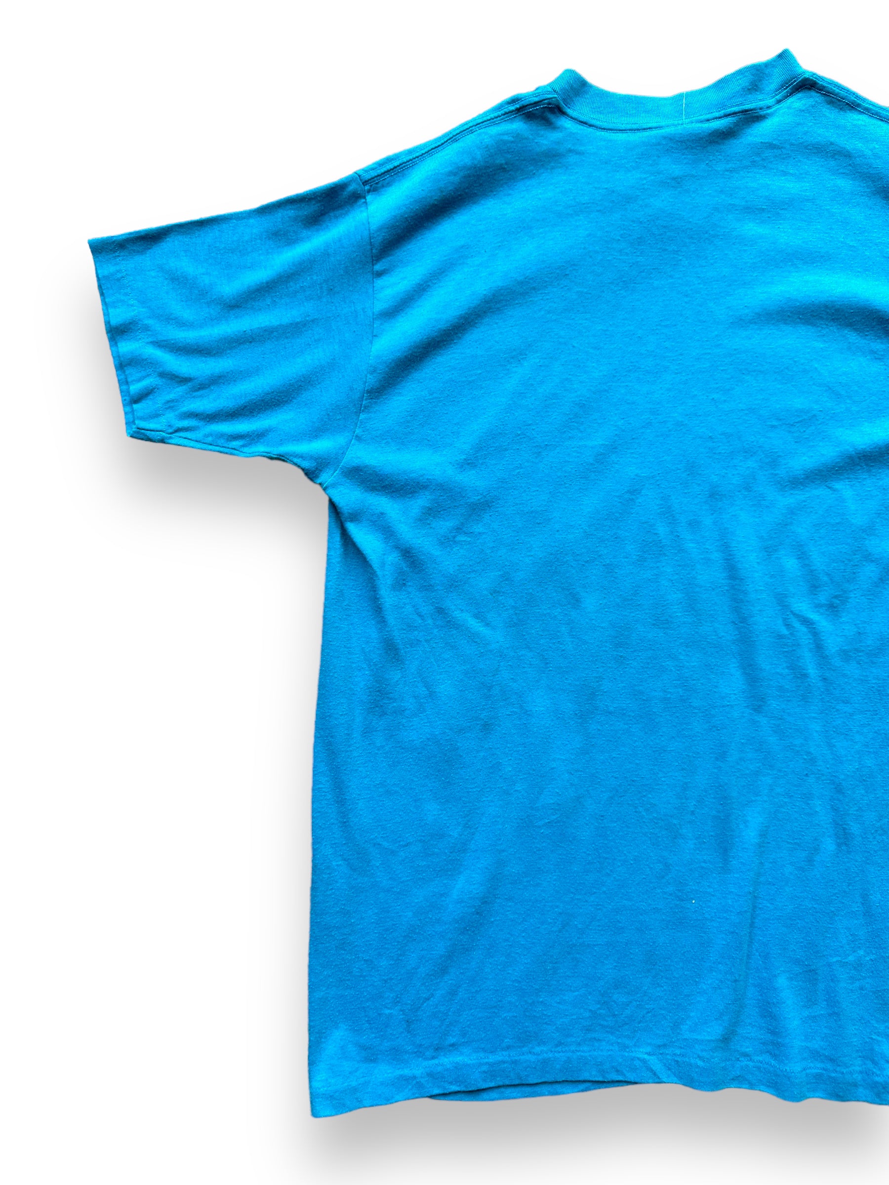 Back left shot of Vintage Blue Wind Surfing Tee SZ L | Vintage T-Shirts Seattle | Barn Owl Vintage Tees Seattle