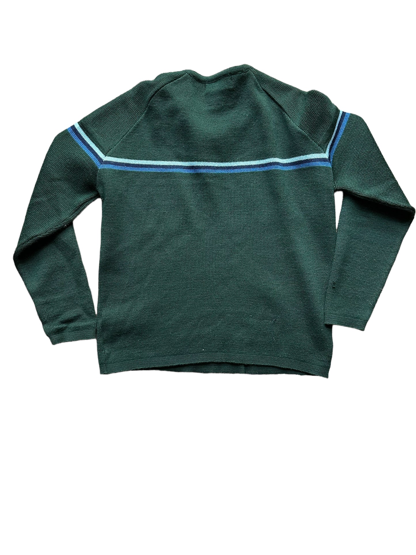 Rear View of Vintage Demetre Wool Ski Sweater SZ M | Vintage Sweaters Seattle | Barn Owl Vintage Seattle