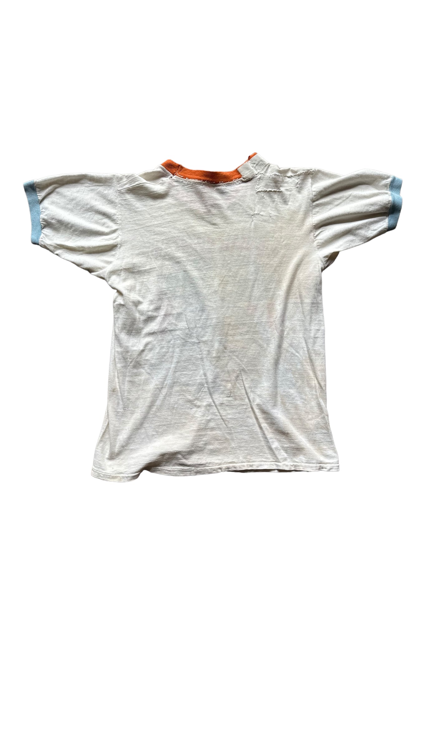 Rear View of Vintage Archie Bunker Ringer Tee SZ S |  Vintage Ringer Tee Seattle | Barn Owl Vintage