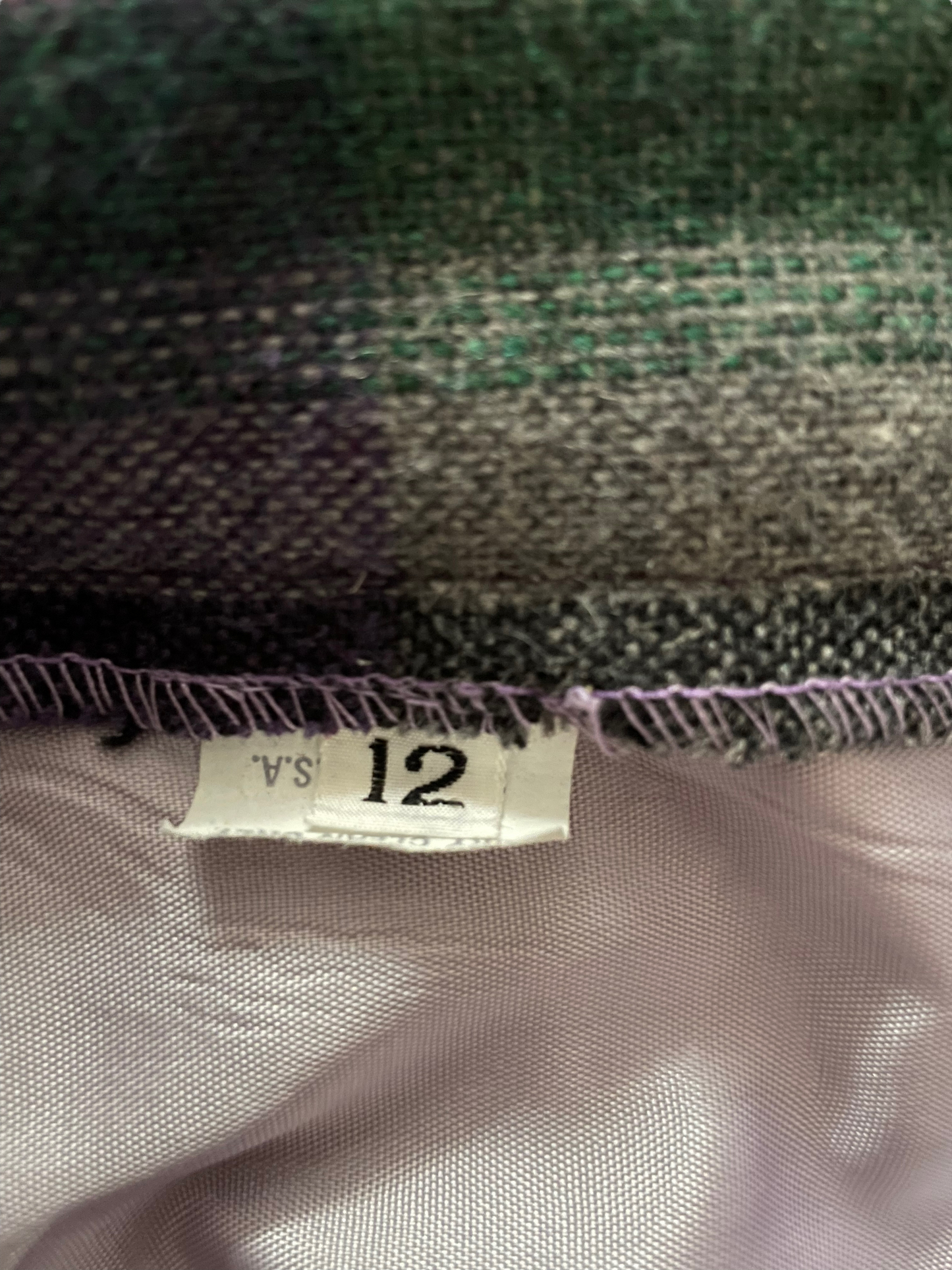 Vintage 1980s Plaid Pencil Skirt | Barn Owl Vintage | Seattle True Vintage Skirts