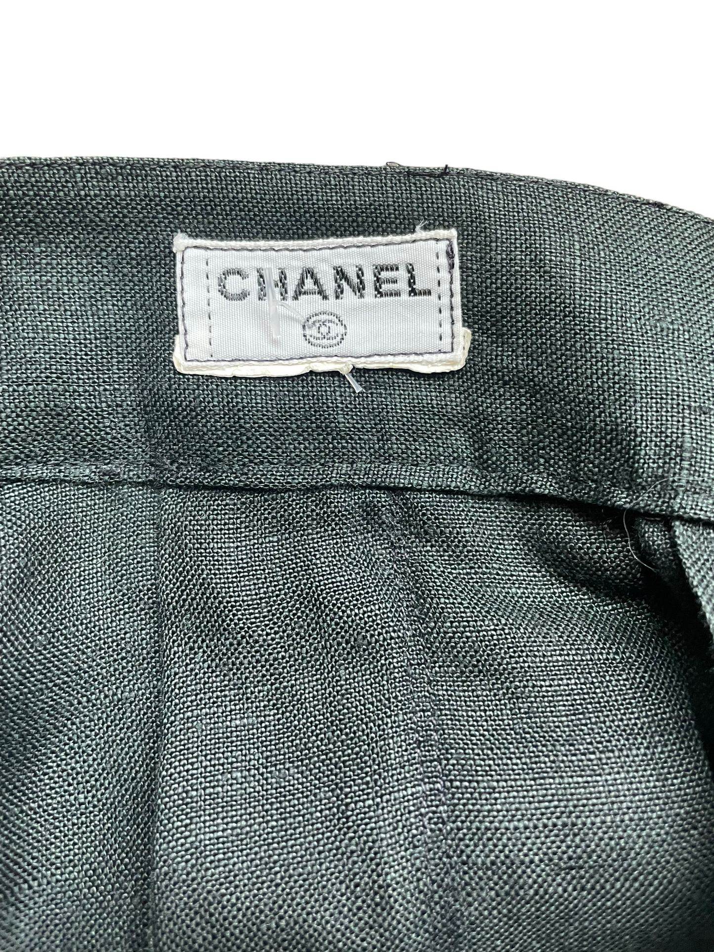 Vintage 1970s Linen Chanel Skirt | Barn Owl VIntage | Vintage Seattle Skirts