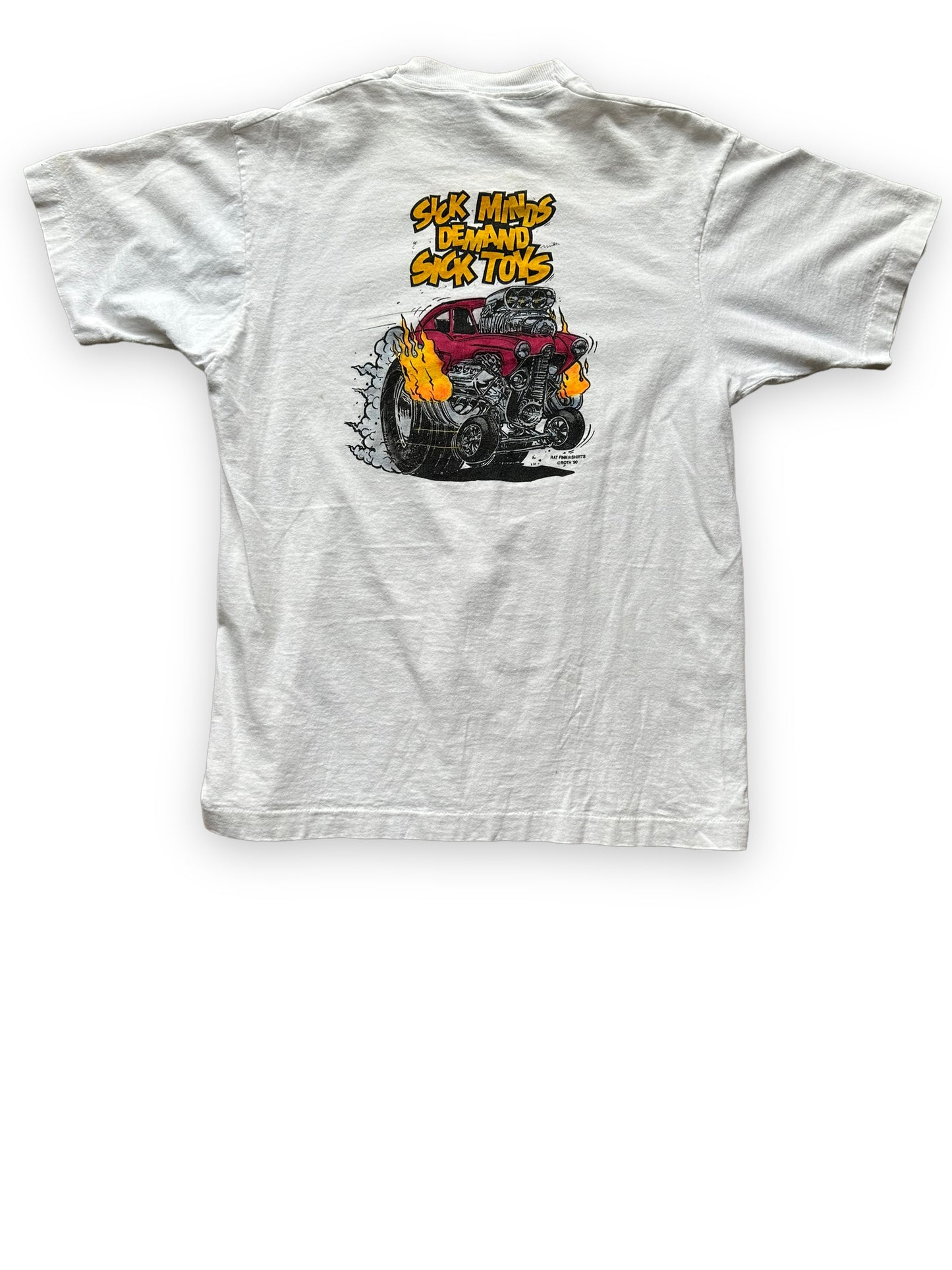 Vintage 1990s Rat Fink Ed Roth Tee SZ L | Seattle Vintage Rat Fink Tees | Barn Owl Seattle