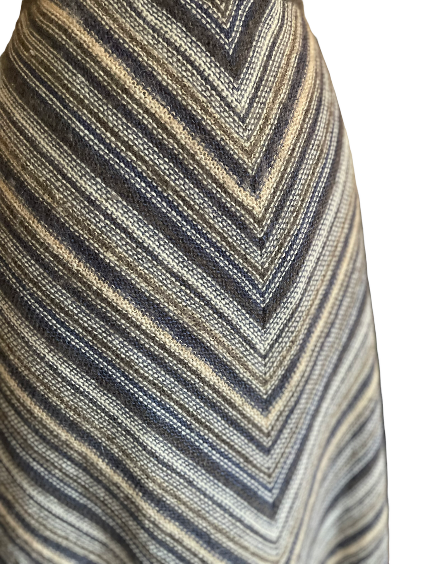 Close up of pattern Vintage 1970s Mohair and Angora Knit Skirt | Barn Owl Vintage | Vintage Ladies Skirts