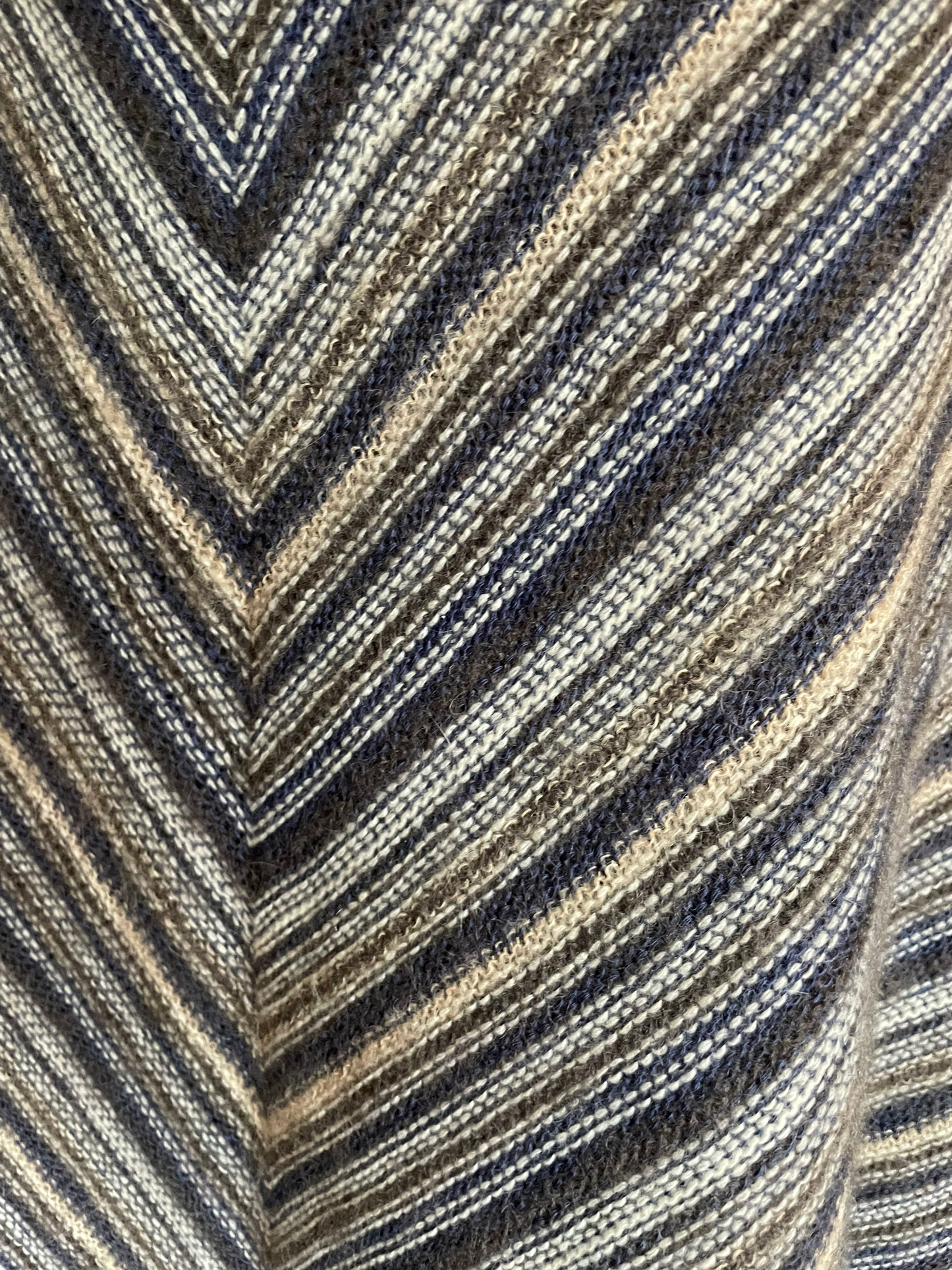 Close up of pattern Vintage 1970s Mohair and Angora Knit Skirt | Barn Owl Vintage | Vintage Ladies Skirts