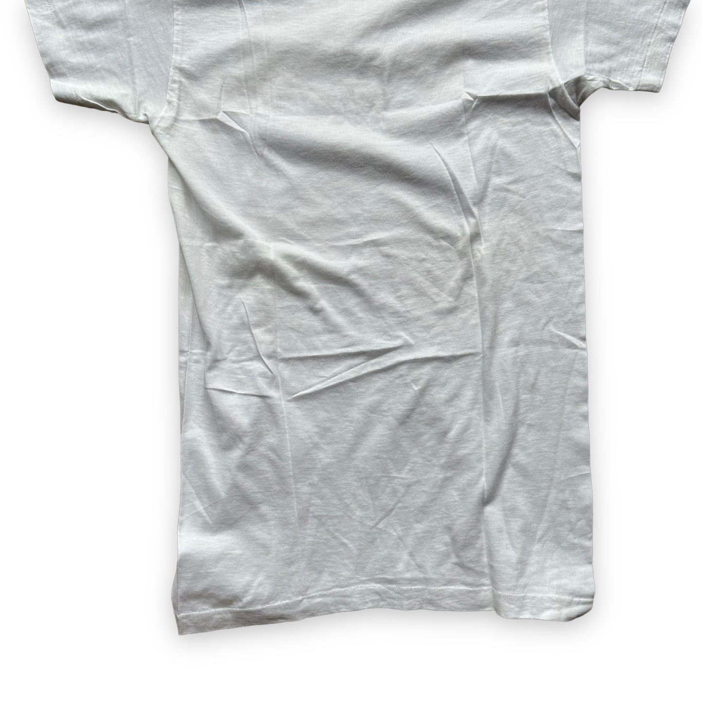 Power Rear View of Vintage Penneys Towncraft Pima Pride Blank Tee Shirt SZ 38 | Vintage Blank Tees Seattle | Vintage T-Shirts Seattle