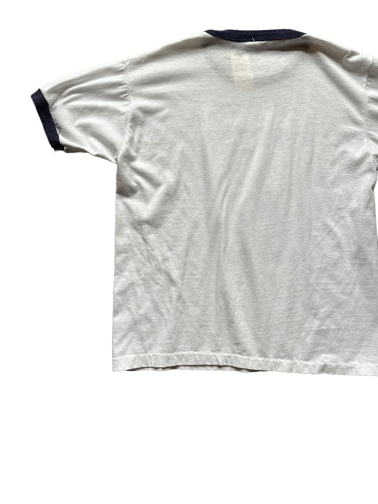 Left Rear View on Vintage University of Kentucky Ringer Tee | Vintage Ringer Tee | Barn Owl Vintage TShirt Seattle