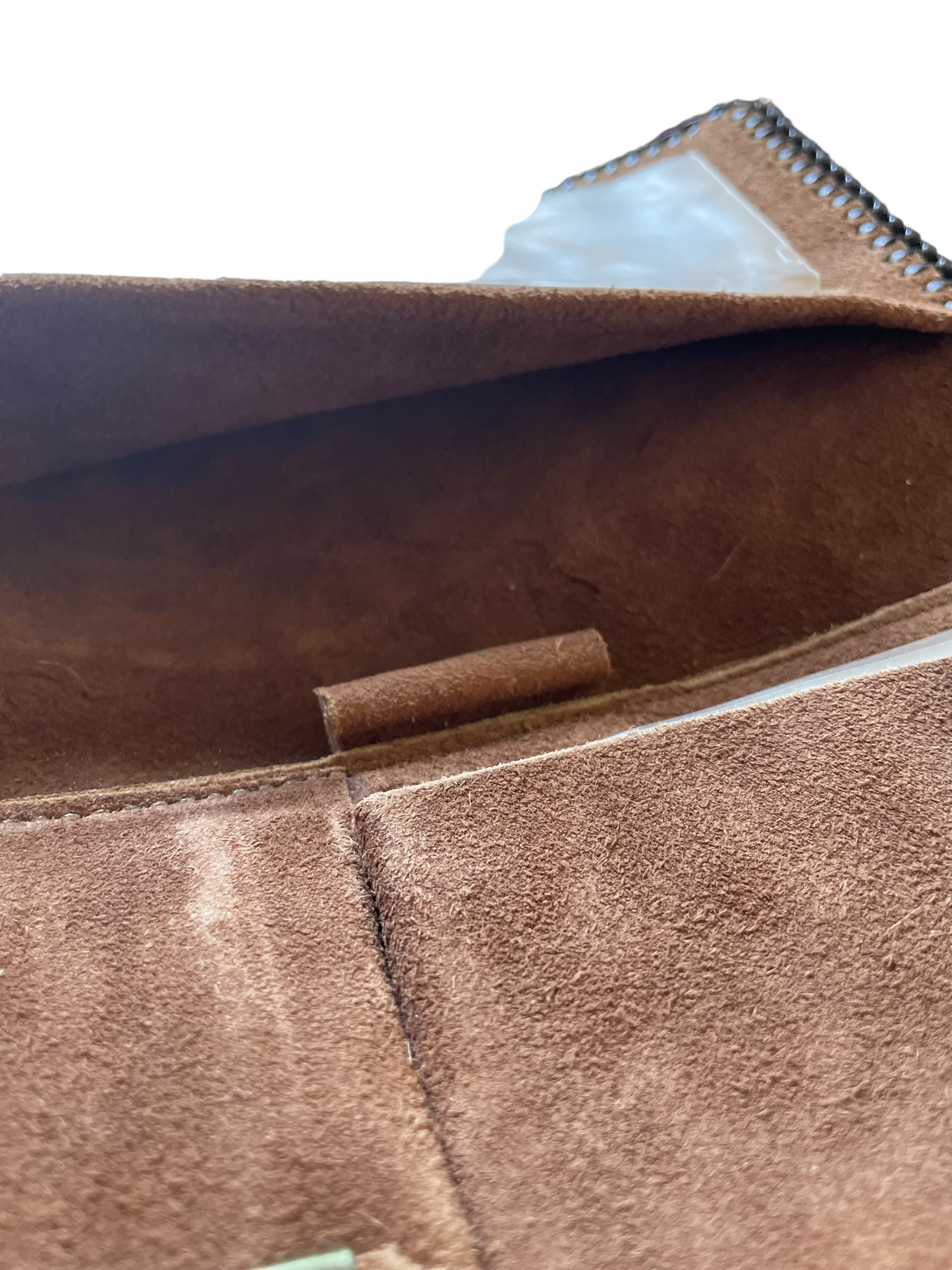 Vintage Ostrich Leather Wallet inside view