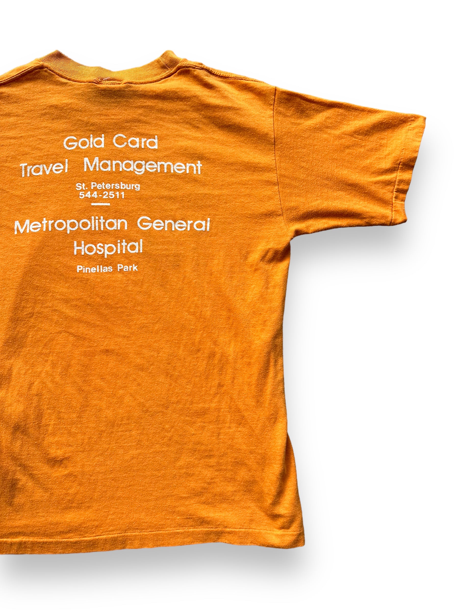 Rear Right View of 1984 Run in the Park Tee SZ L | Vintage Graphic T-Shirts Seattle | Barn Owl Vintage Tees Seattle
