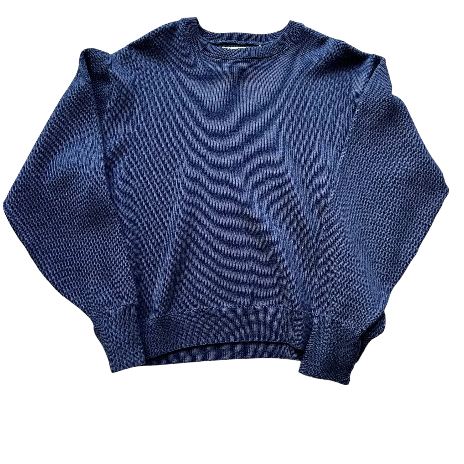Front View of Deadstock Filson Navy Guide Sweater SZ XXL |  New Old Stock Filson | Vintage Workwear Seattle