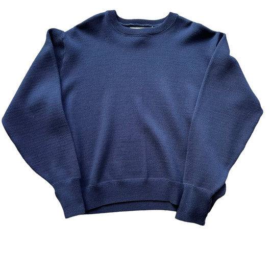 Front View of Deadstock Filson Navy Guide Sweater SZ XXL |  New Old Stock Filson | Vintage Workwear Seattle