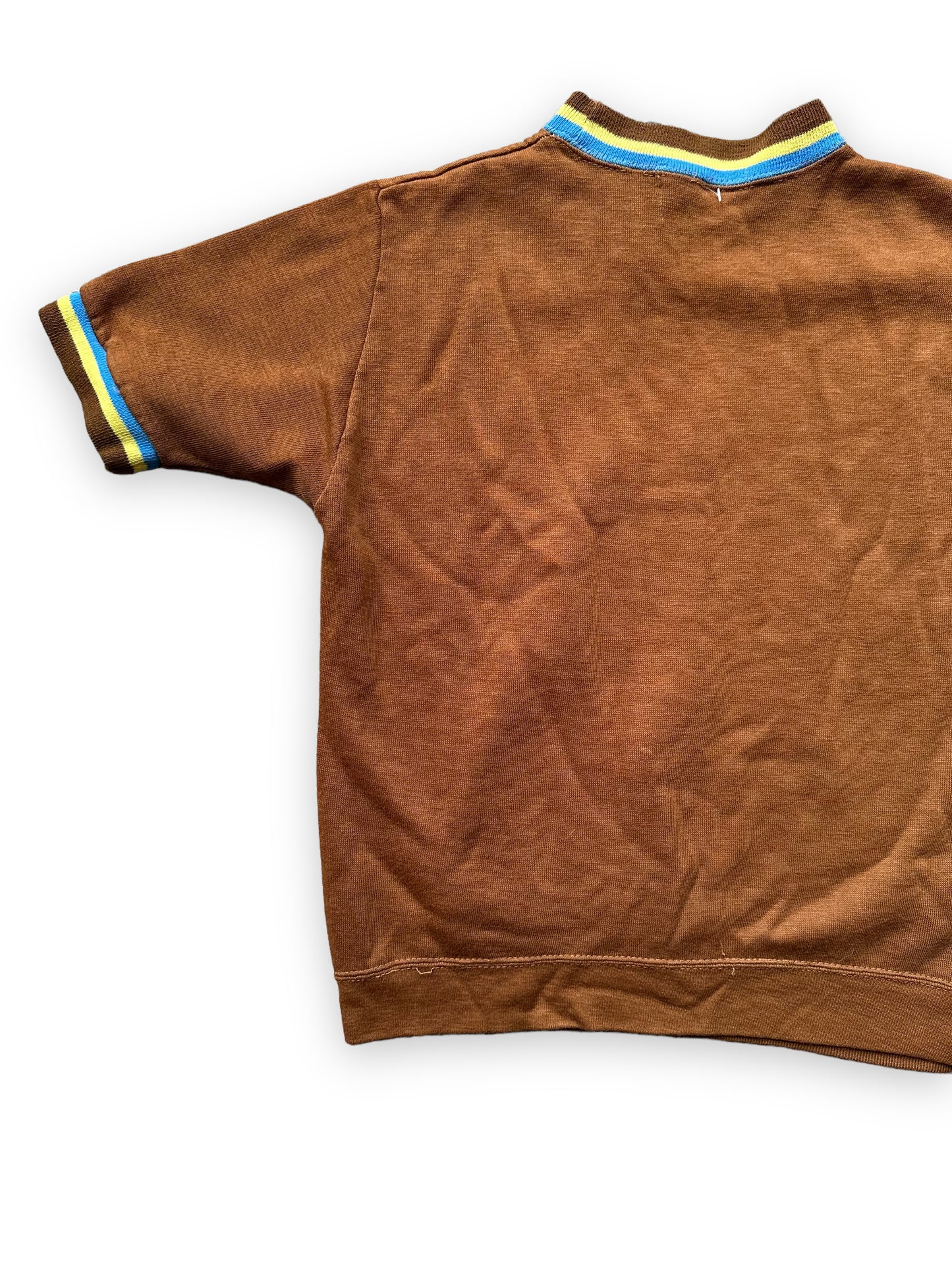 Vintage 1960's Creslan Crewneck back view left sleeve