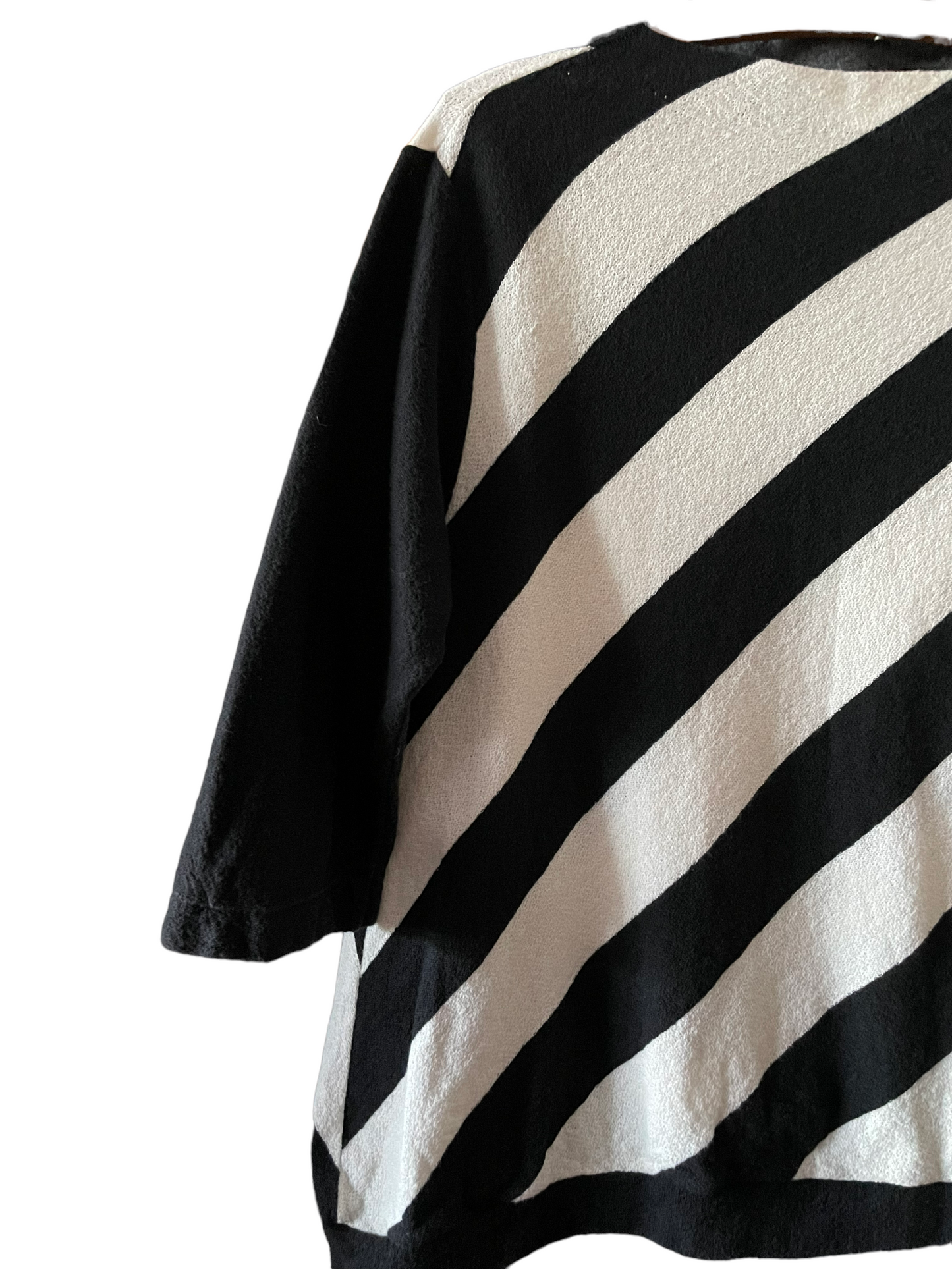 Full left side back view of Vintage 1950s Jantzen Striped Top | Barn Owl Seattle | Vintage Jantzen Clothing