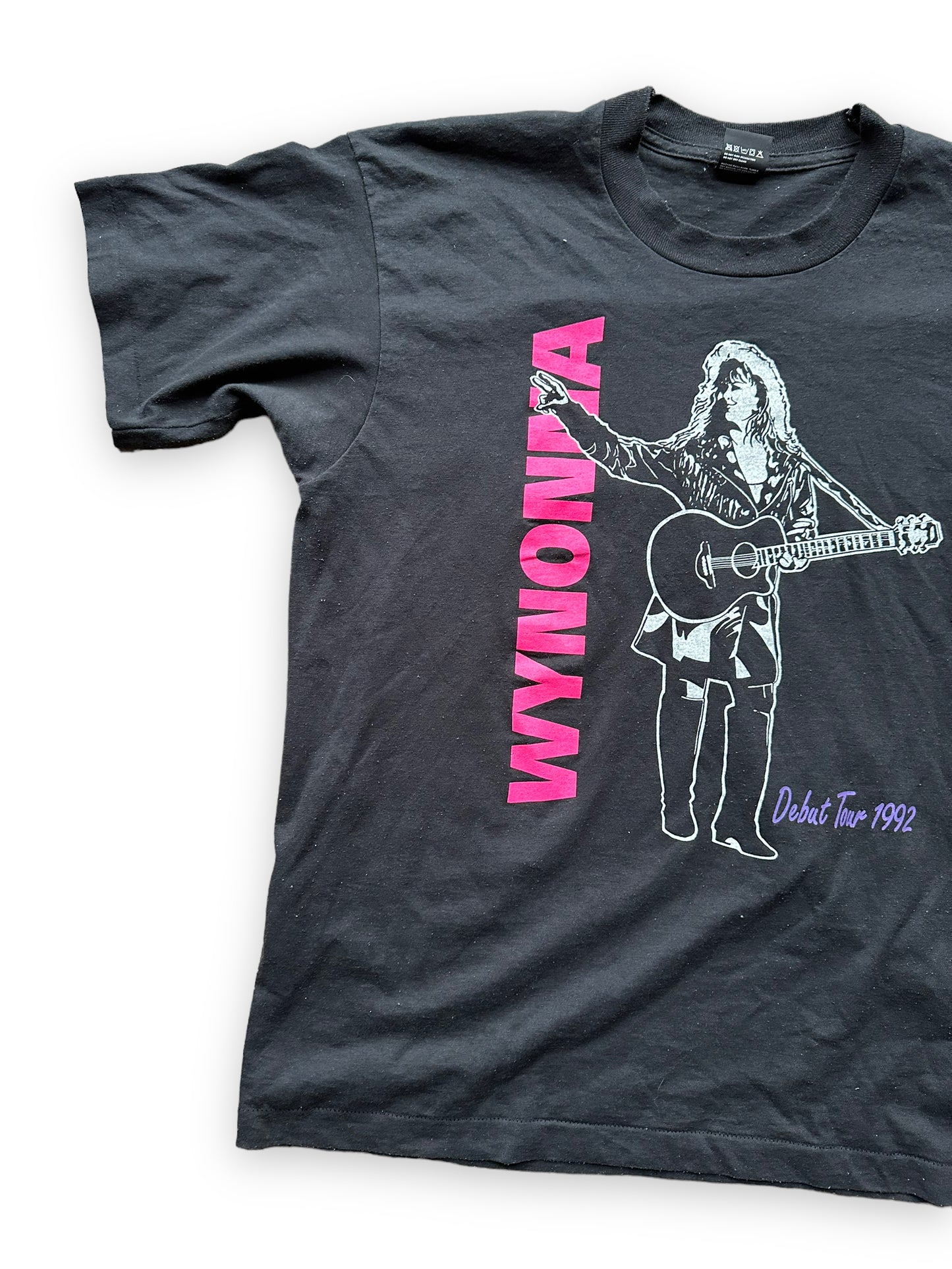 Front Right View of Vintage Wynonna Judd 1992 Debut Tour Tee SZ XL | Country Music T-Shirts Seattle | Barn Owl Vintage Goods