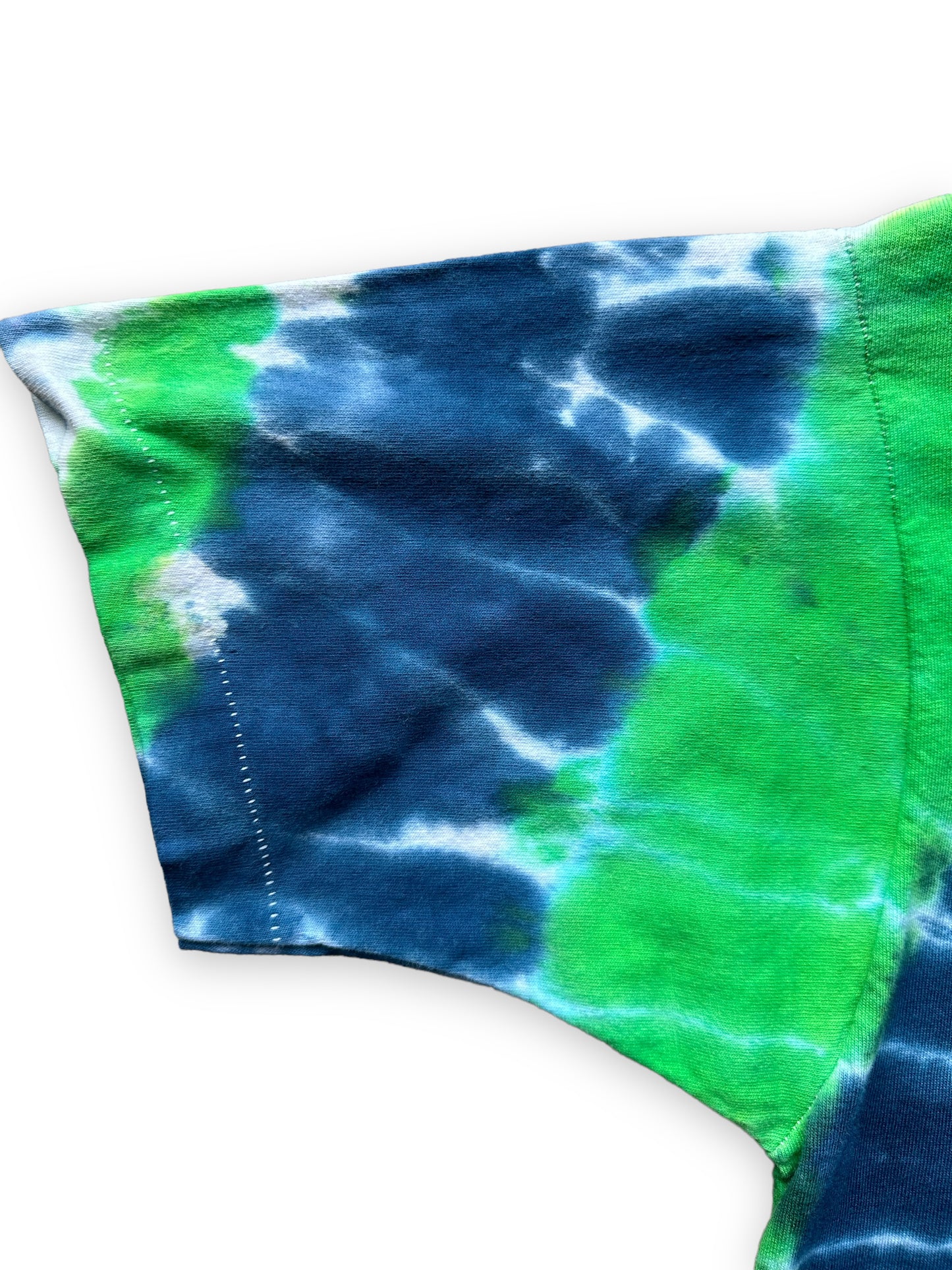 Sleeve View of Vintage Grateful Dead Seattle Thunderbirds Tie Dye Tour Tee SZ L | Vintage Grateful Dead Tee Seattle | Barn Owl Vintage