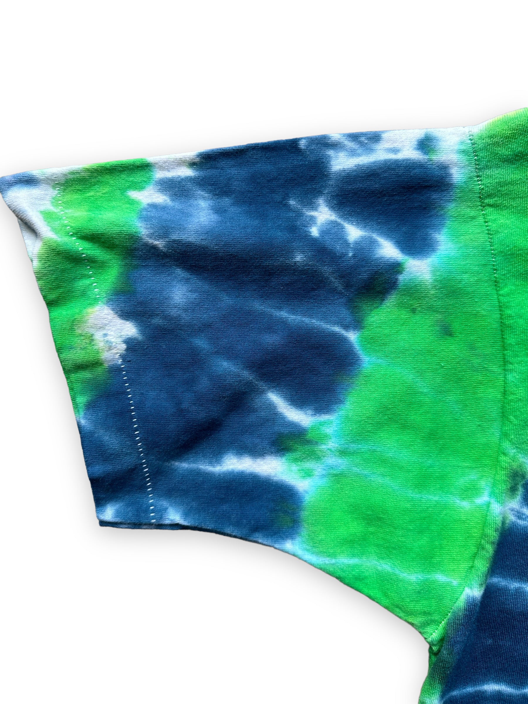 Sleeve View of Vintage Grateful Dead Seattle Thunderbirds Tie Dye Tour Tee SZ L  |  Vintage Grateful Dead Tee Seattle | Barn Owl Vintage