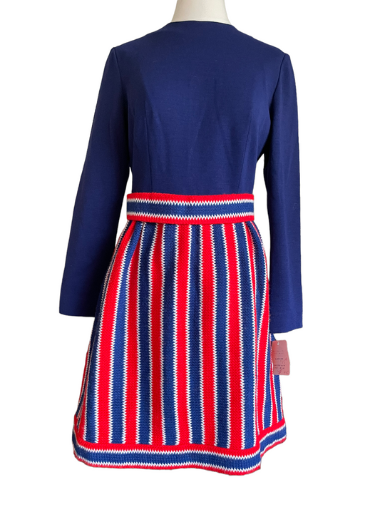 Vintage 1950s Deadstock Lanz Dress SZ S |  Barn Owl Vintage | Seattle Vintage Dresses Full front view.
