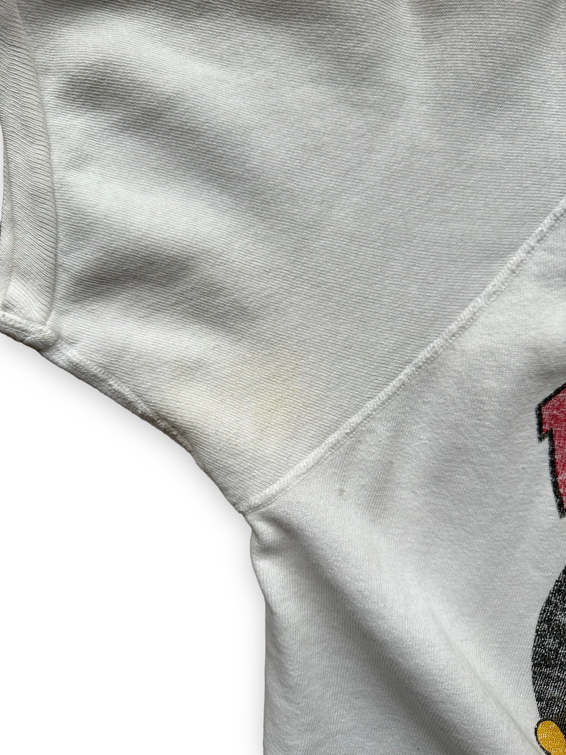 Small Staining on Vintage Panama Red Short Sleeve Crewneck SZ L | Seattle Vintage Panama Red Crewnecks | Barn Owl Vintage