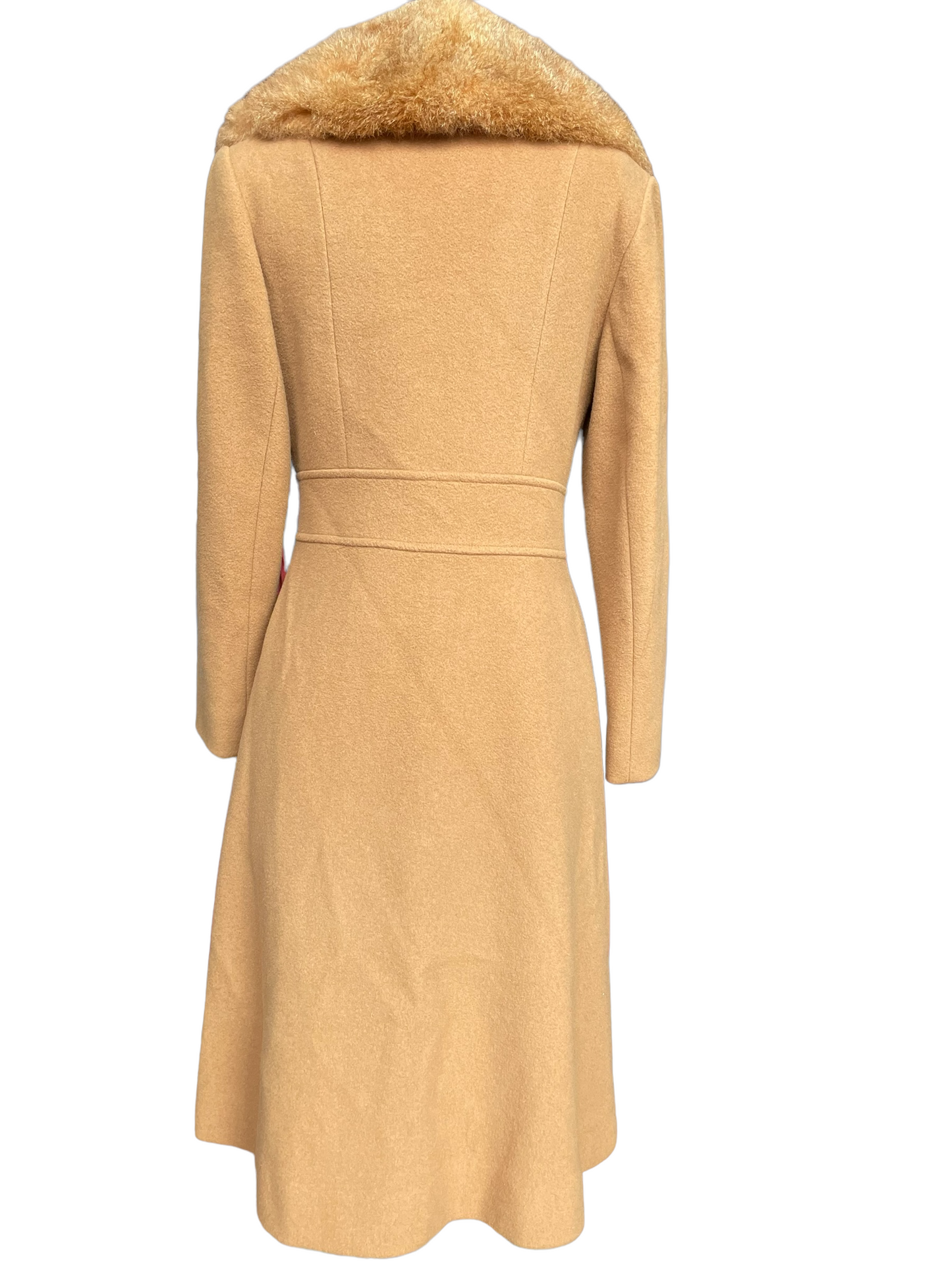 Full rear view Vintage 1960s Fashionbilt Wool Coat with Fur Collar | Barn Owl Vintage | Seattle True Vintage