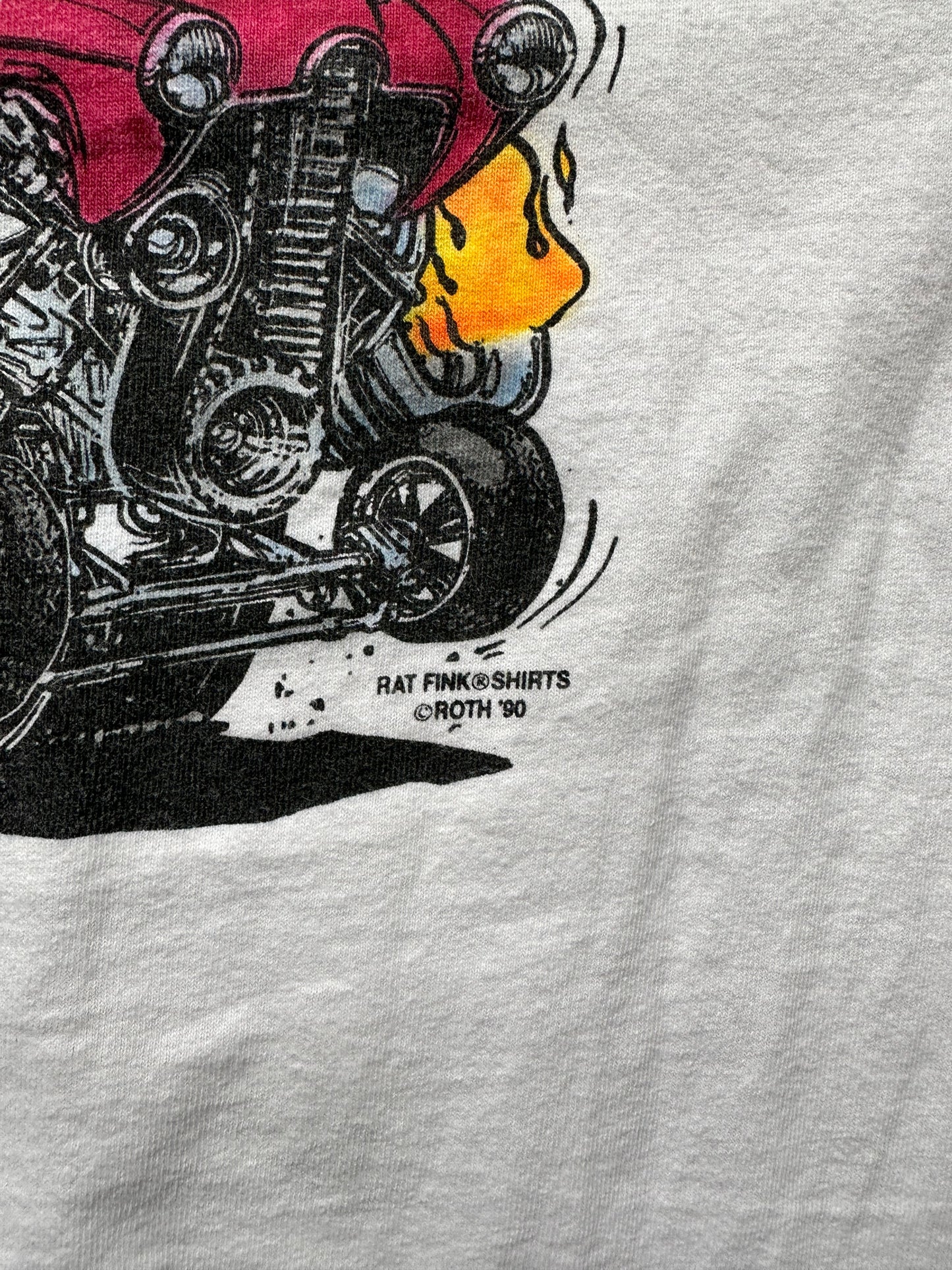 Vintage 1990s Rat Fink Ed Roth Tee SZ L | Seattle Vintage Rat Fink Tees | Barn Owl Seattle