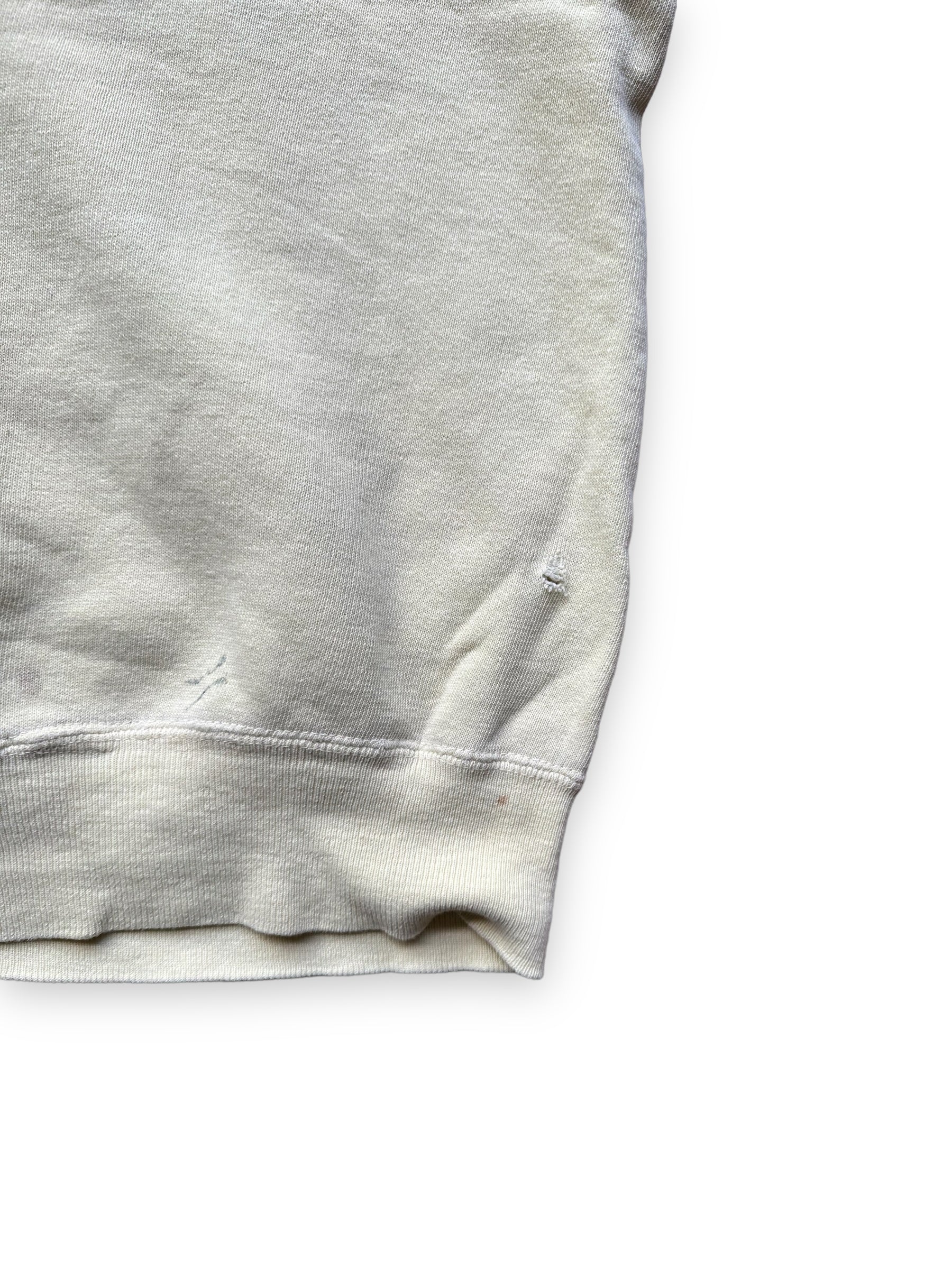 Smaller Abrasions on Vintage 1960s Yellow Batman Sweatshirt SZ M | Vintage Crewneck Sweatshirts Seattle | Barn Owl Vintage Seattle