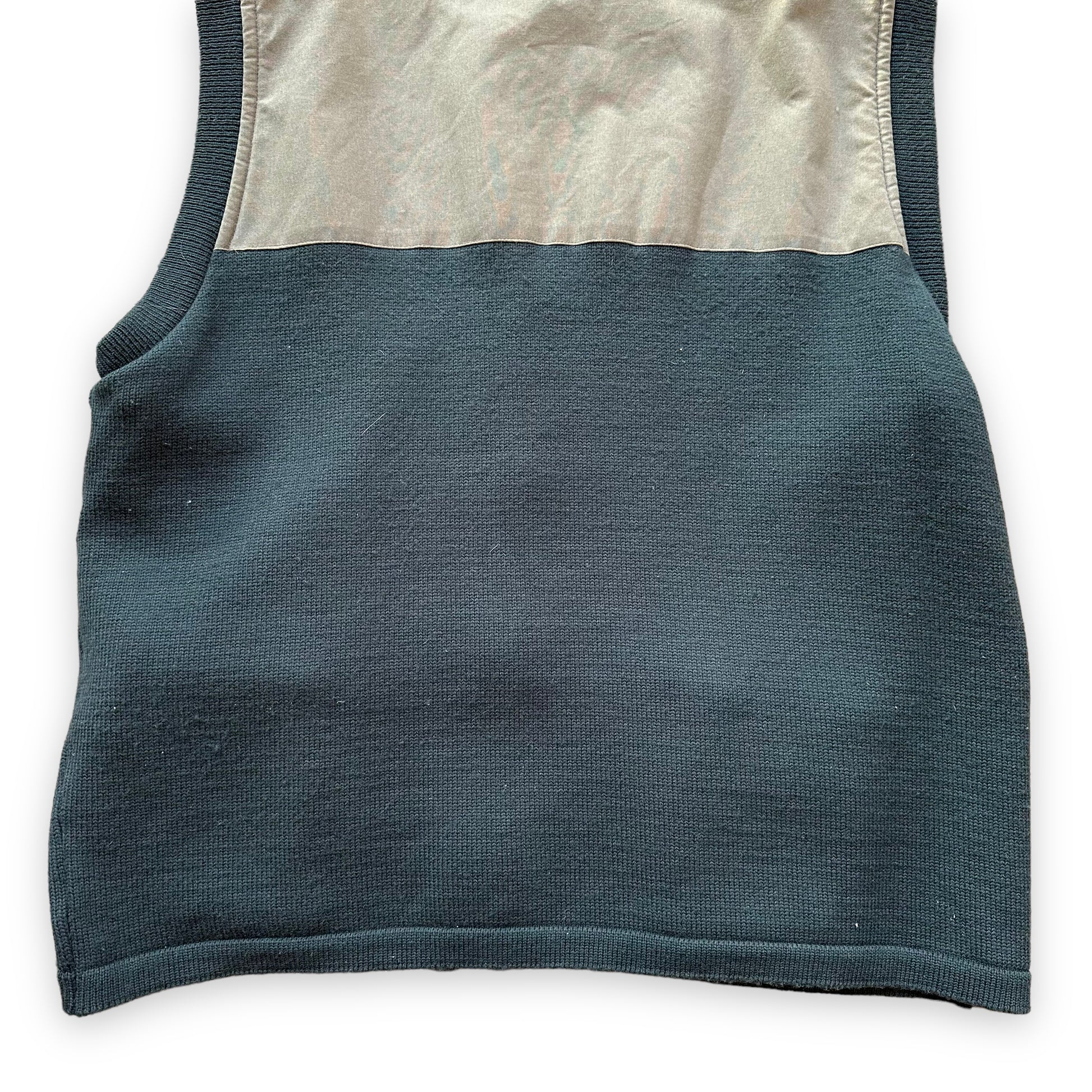 Rear Lower View of Filson Style 705 Wool Guide Vest SZ XL |  Barn Owl Vintage Goods | Vintage Workwear Seattle