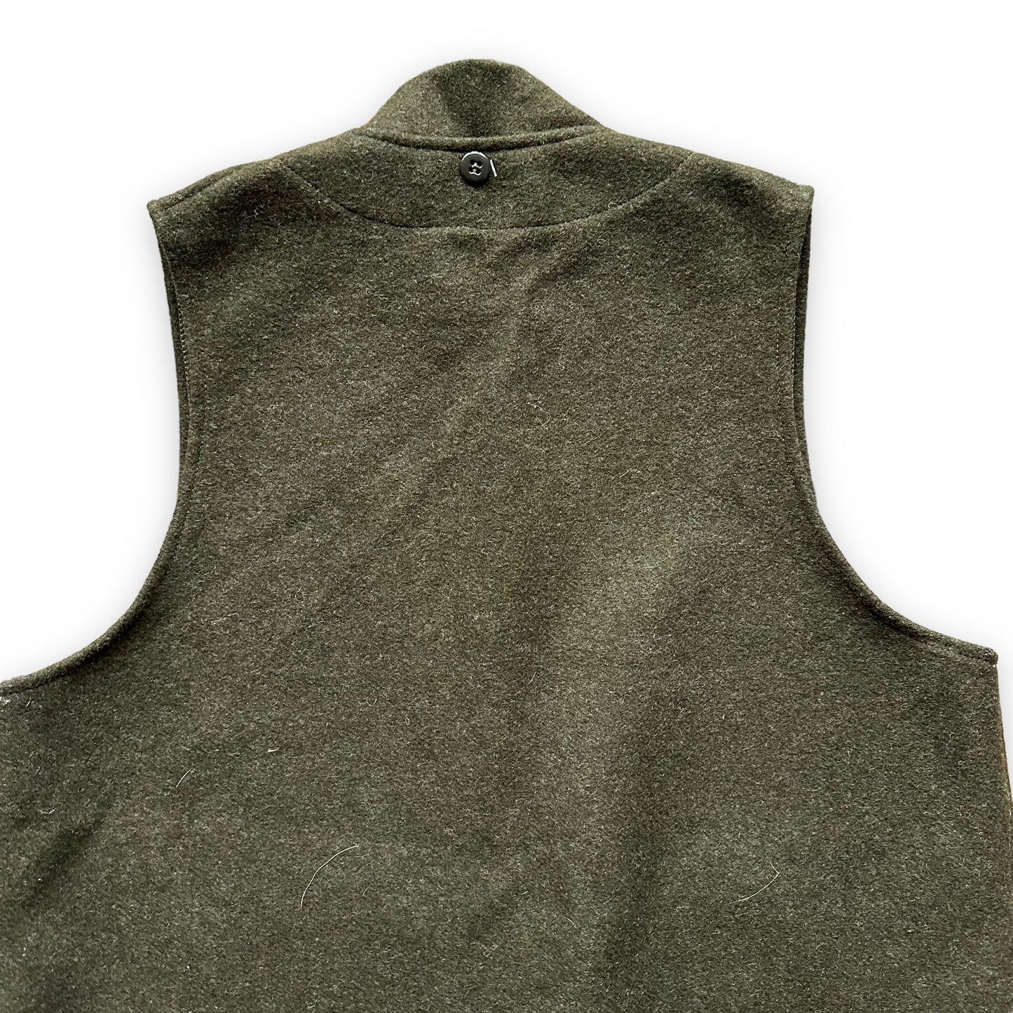 Upper Rear View of Filson Forest Green Mackinaw Wool Liner SZ M |  Vintage Filson Workwear Seattle | Barn Owl Vintage