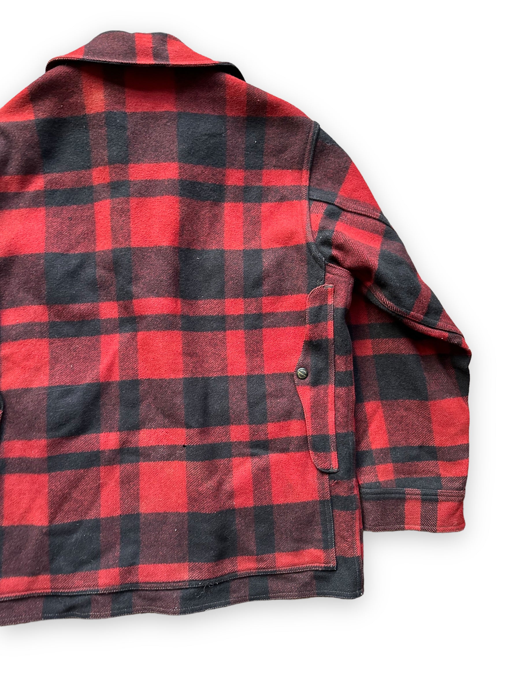 Rear Right View on Vintage 1930s Era FilClo Filson Mackinaw Cruiser |  FilClo Vintage Workwear | Barn Owl Vintage Seattle