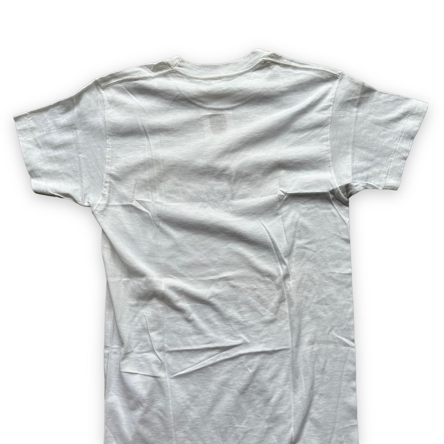 Upper Rear View of Vintage Penneys Towncraft Pima Pride Blank Tee Shirt SZ 38 | Vintage Blank Tees Seattle | Vintage T-Shirts Seattle