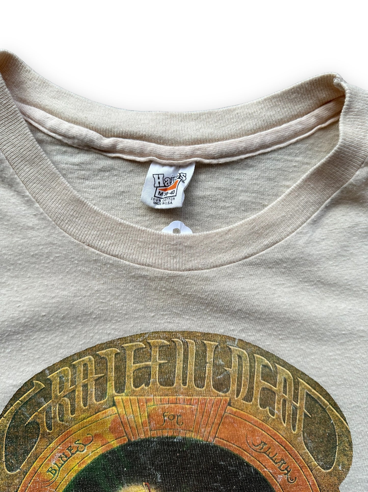 Tag View on Vintage Grateful Dead Blues for Allah Cleveland 8-26-80 Tour Tee SZ M | Vintage Grateful Dead Tee Seattle | Barn Owl Vintage