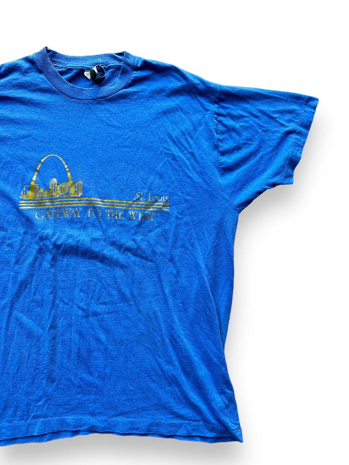 Front Left View of Vintage St. Louis Tourist Tee SZ XXL | Vintage T-Shirts Seattle | Barn Owl Vintage Tees Seattle