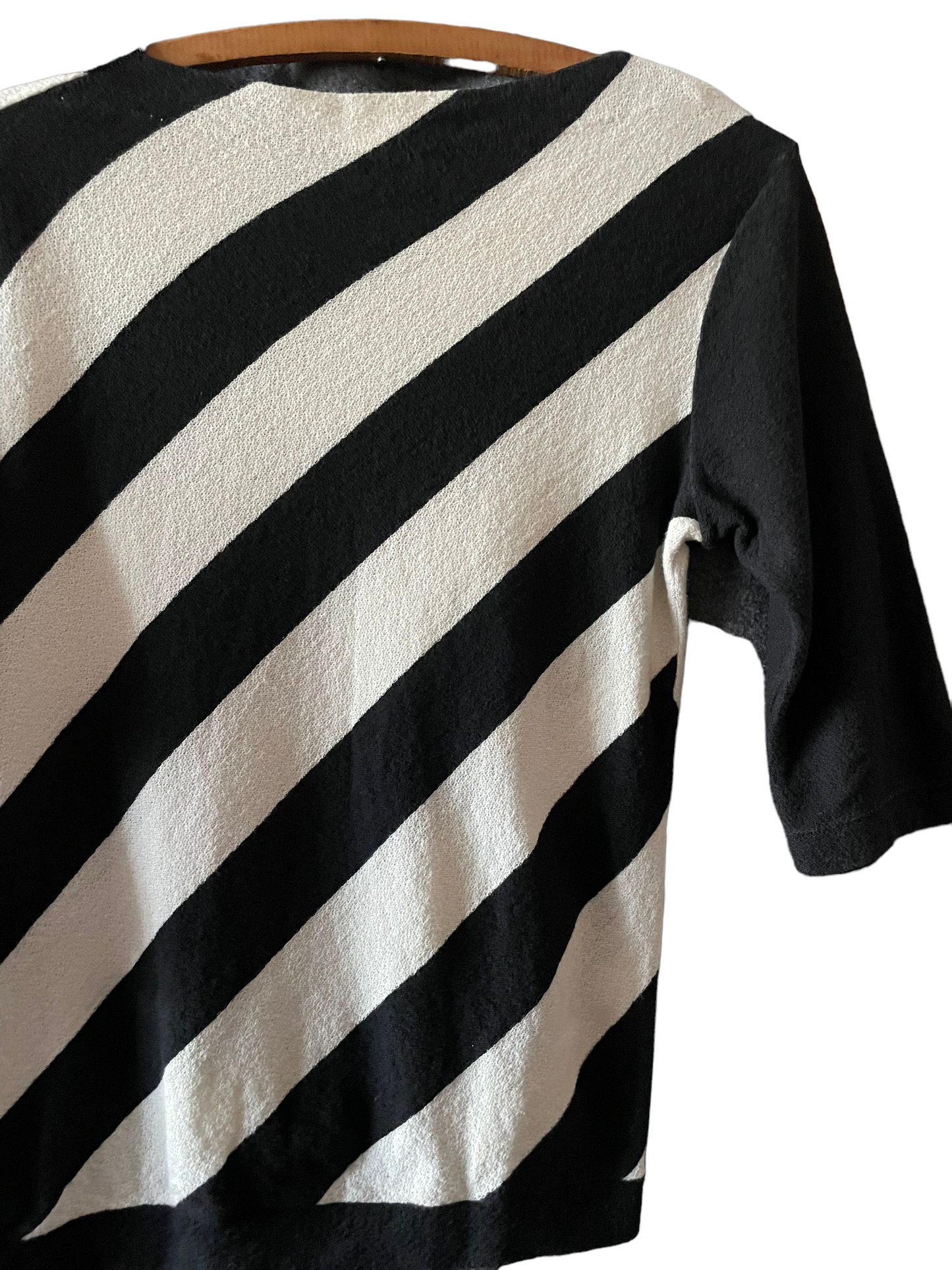 Full right side back view of Vintage 1950s Jantzen Striped Top | Barn Owl Seattle | Vintage Jantzen Clothing