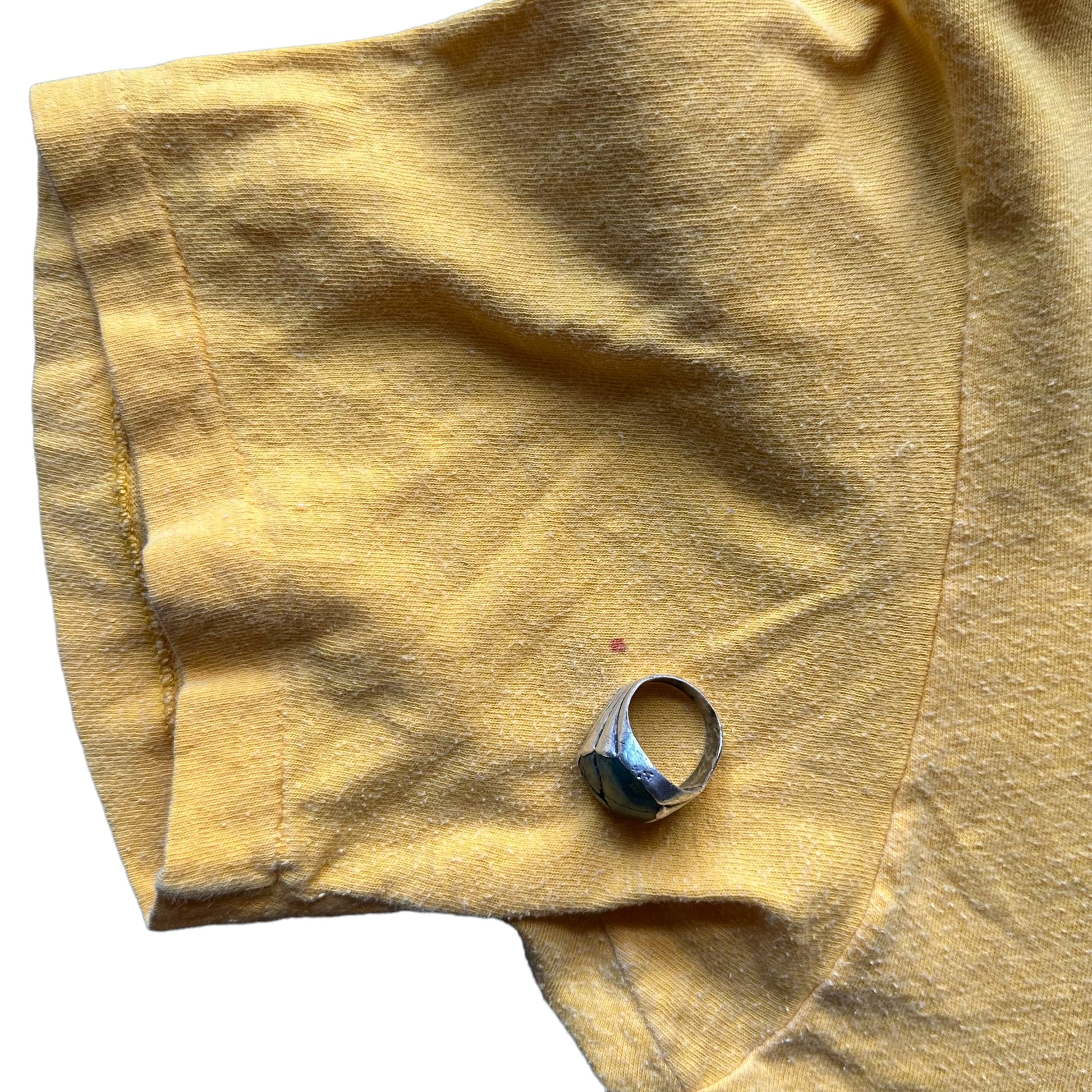 Small Stain on Right Sleeve on Vintage Evel Knievel Snake River Canyon TShirt |  Vintage Evel Knievel Single Stitch Tee | Barn Owl Vintage Seattle