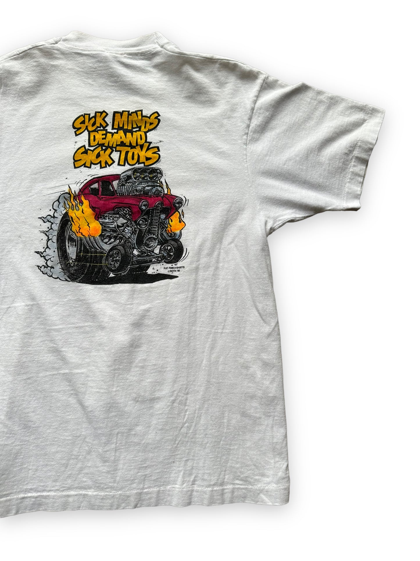 Vintage 1990s Rat Fink Ed Roth Tee SZ L | Seattle Vintage Rat Fink Tees | Barn Owl Seattle