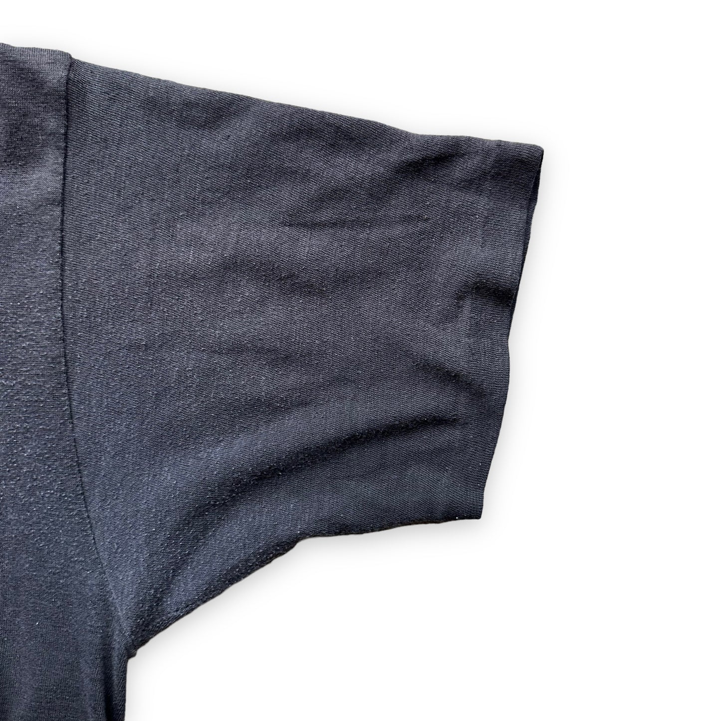 Single Stitch Sleeve View of Vintage Columbia Missouri Institution The Shack Tee SZ XL | Vintage MU Single Stitch Tee | Barn Owl Vintage