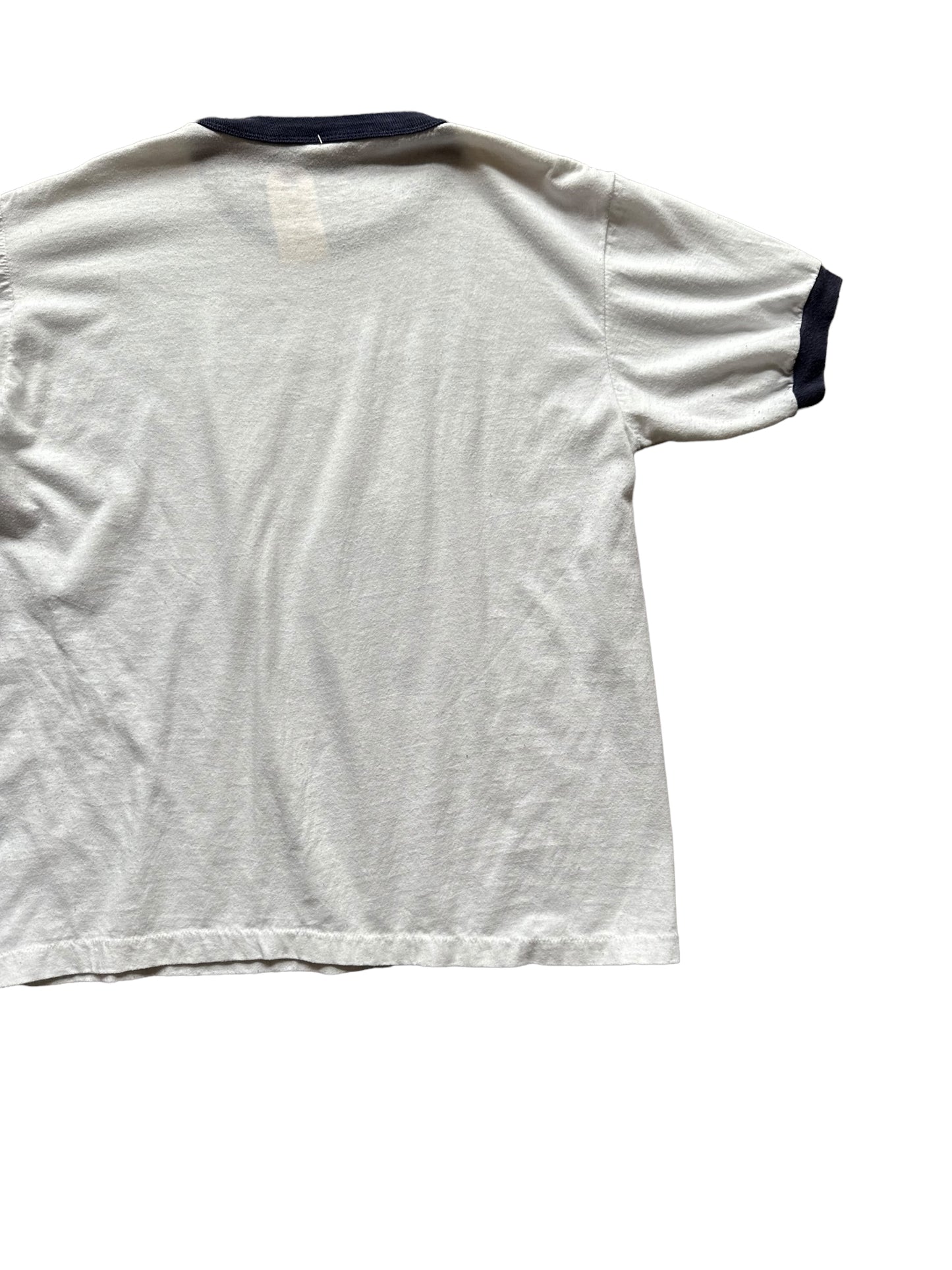 Right Rear View on Vintage University of Kentucky Ringer Tee | Vintage Ringer Tee | Barn Owl Vintage TShirt Seattle