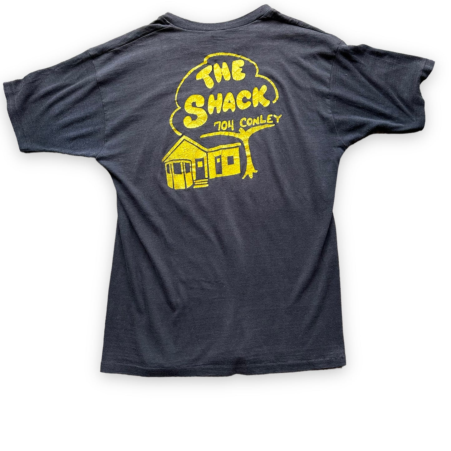 Rear View of Vintage Columbia Missouri Institution The Shack Tee SZ XL | Vintage MU Single Stitch Tee | Barn Owl Vintage