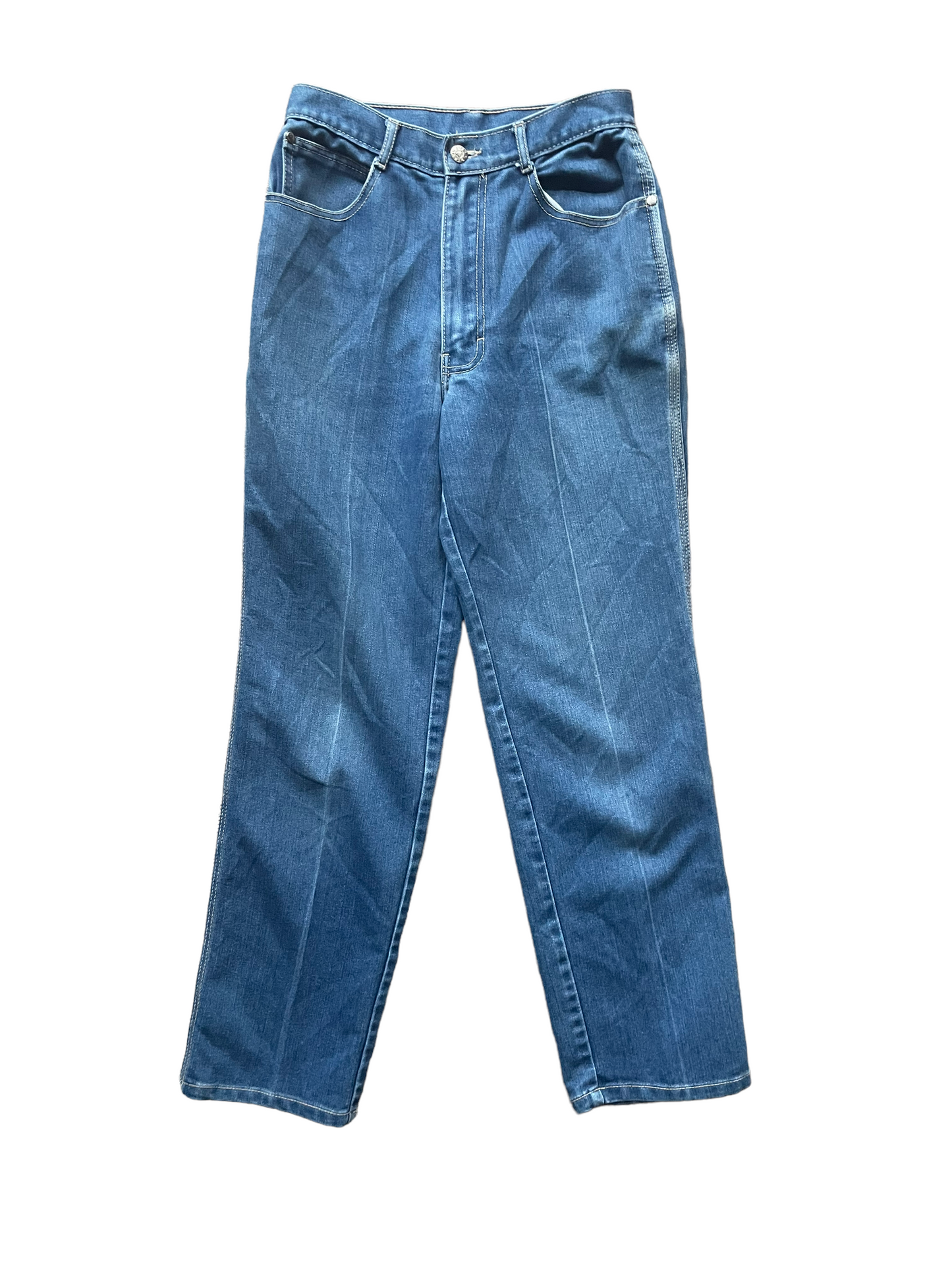 Full front view of Vintage 1980s Gitano Ladies Jeans | Barn Owl Seattle | Vintage Ladies Denim and Pants