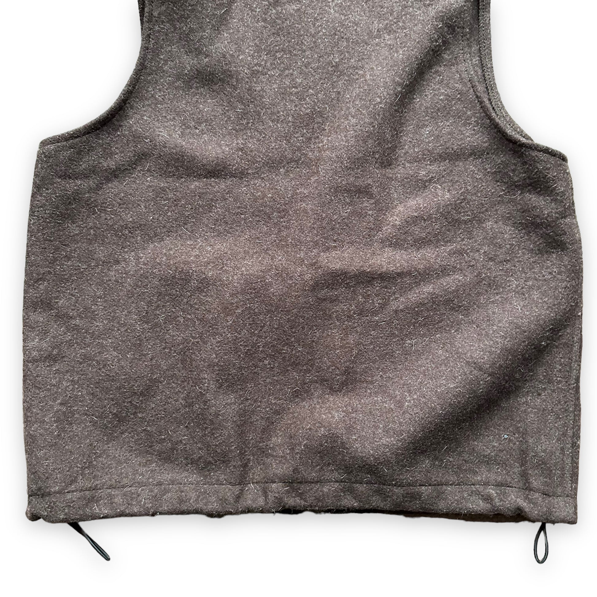 Lower Rear View of Filson Brown Mackinaw Wool Liner SZ M |  Vintage Filson Workwear Seattle | Barn Owl Vintage