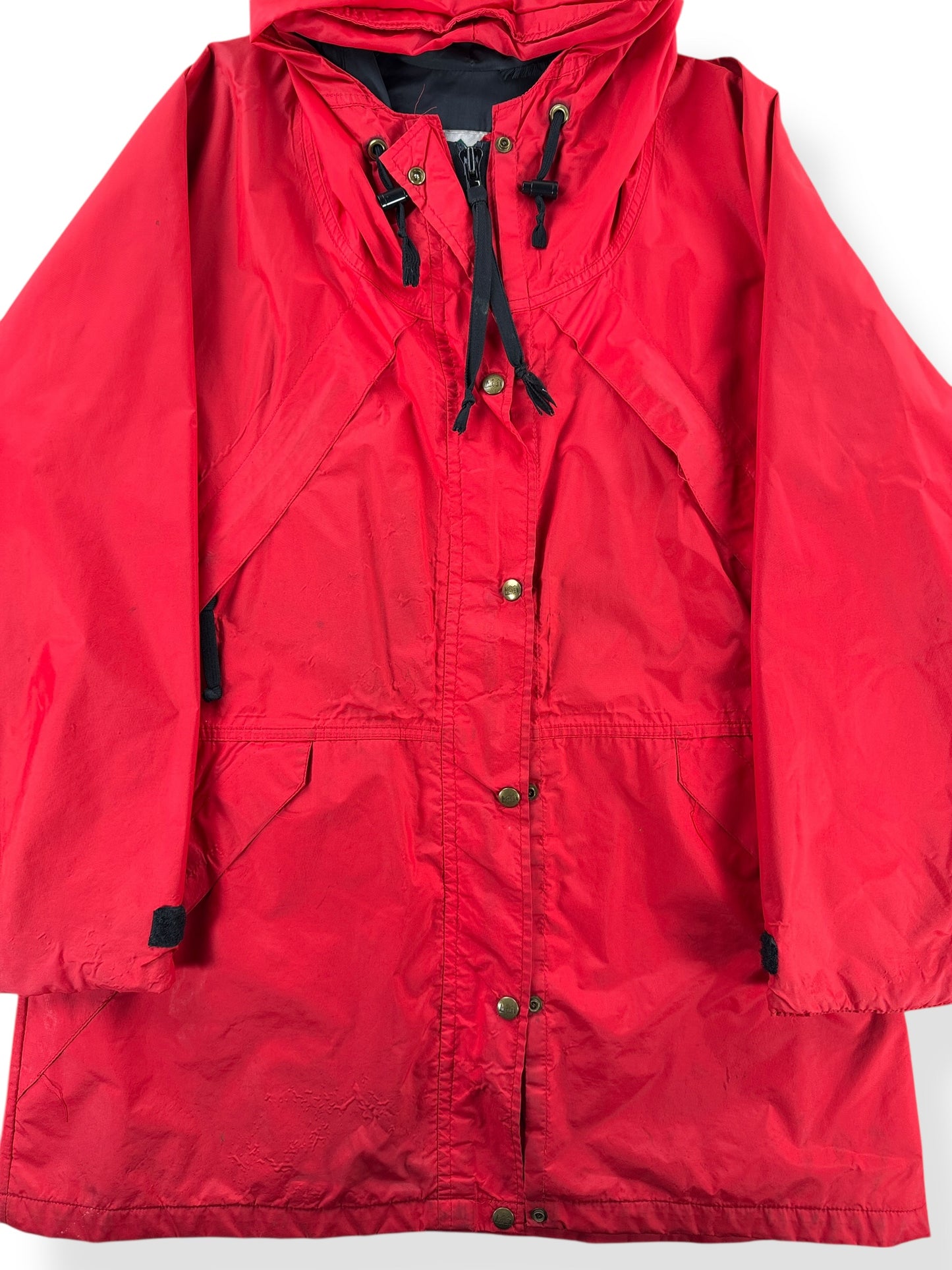 Front Close Up of Vintage REI Gore Tex Rain Parka SZ L