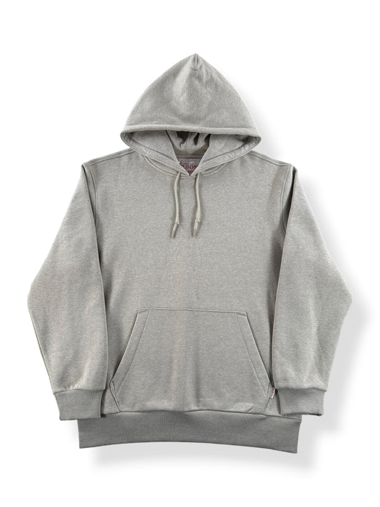 Front of Filson Oat Heather Prospector Hoodie SZ L