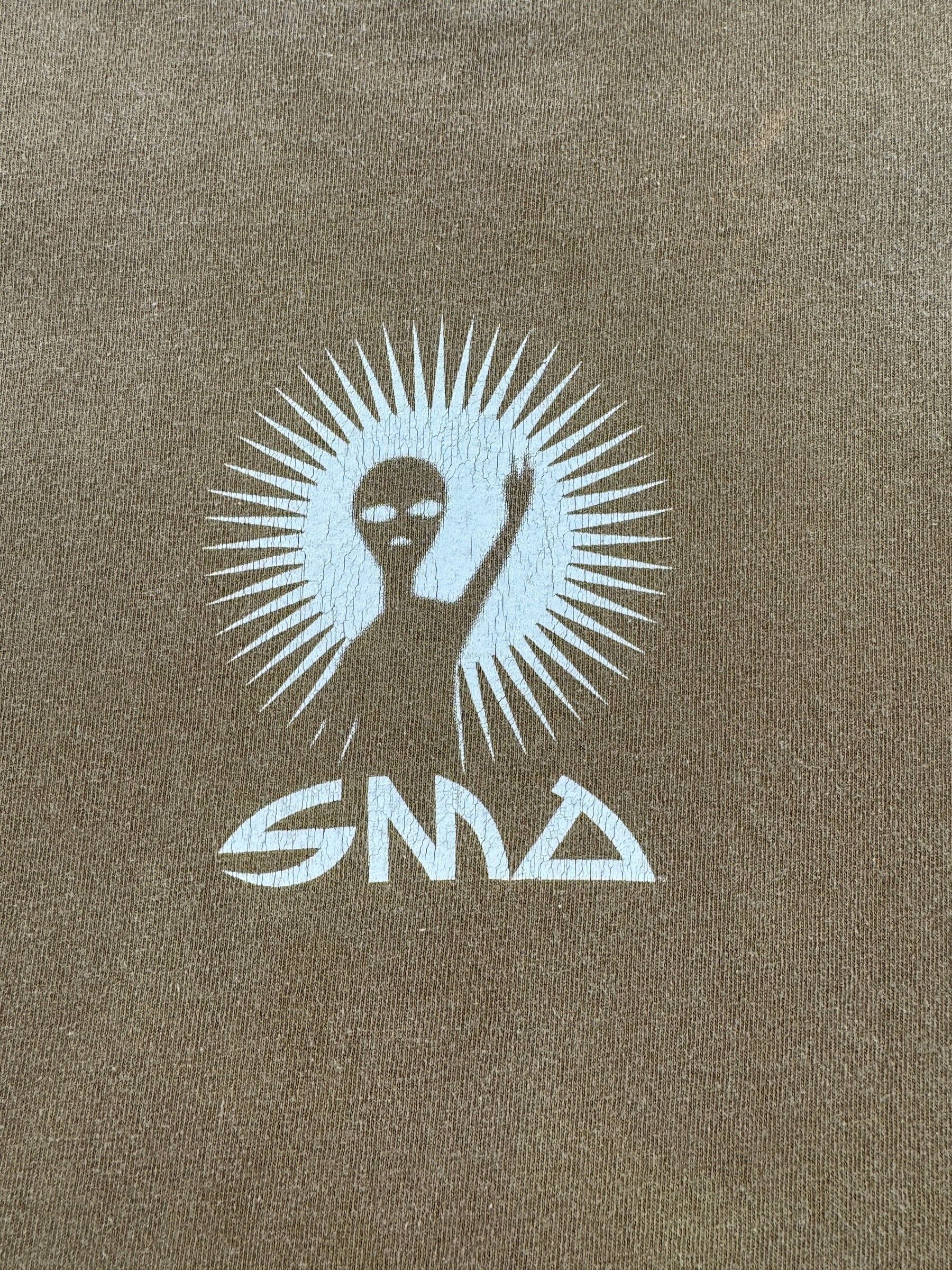 Graphic of Vintage Santa Cruz Skateboards Santa Monica Airlines Tee SZ XL