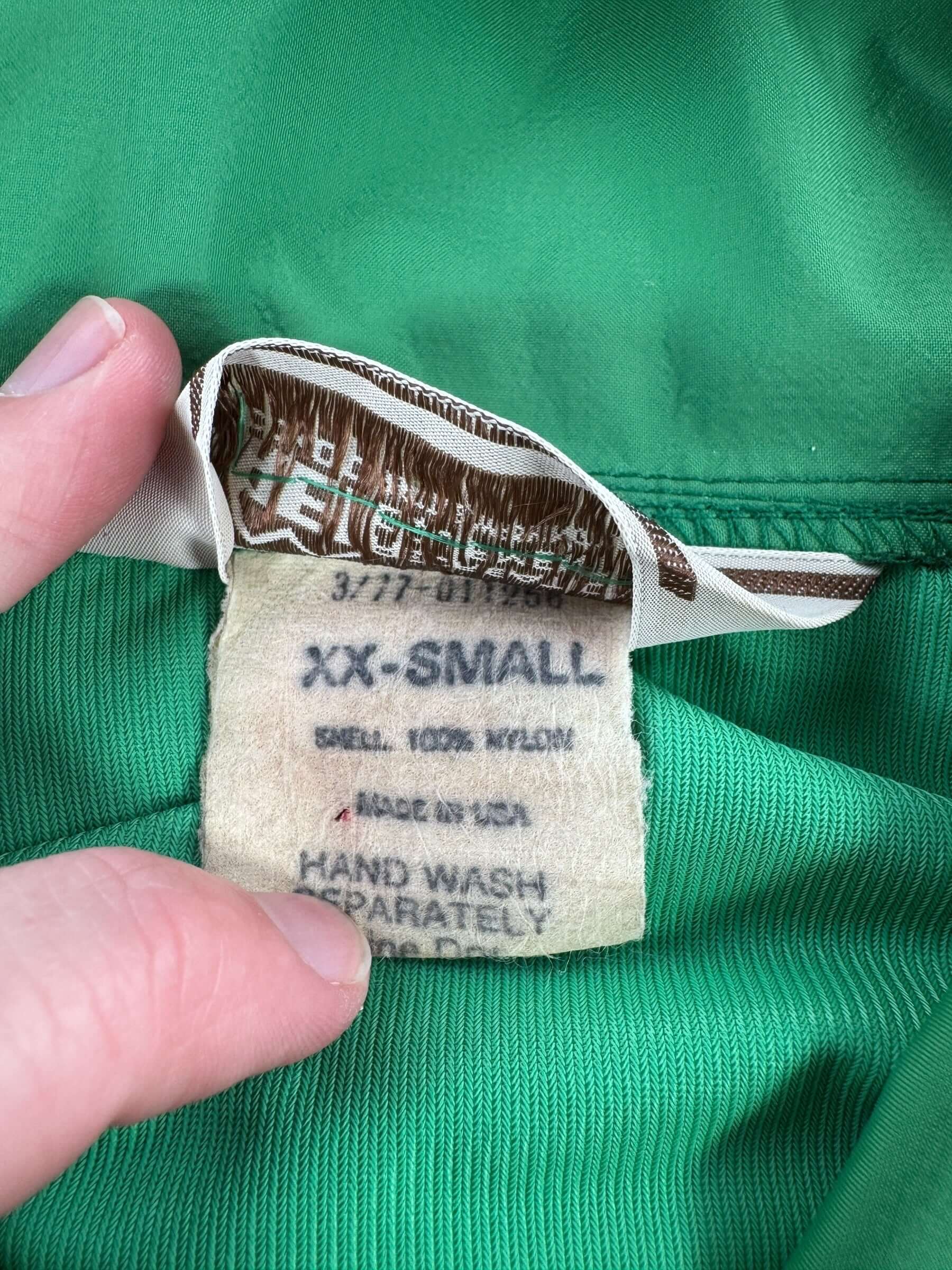 Tag on Vintage REI Green Pullover Anorak SZ XXS