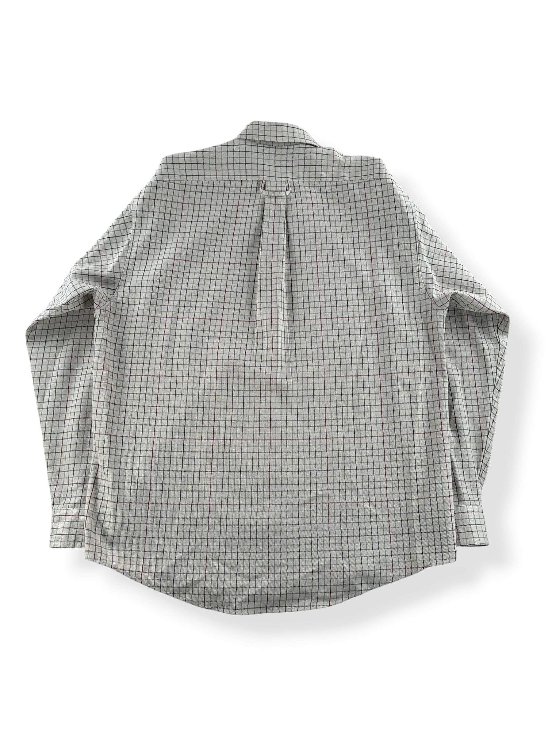 Back of Filson Plaid Wool Shirt SZ L