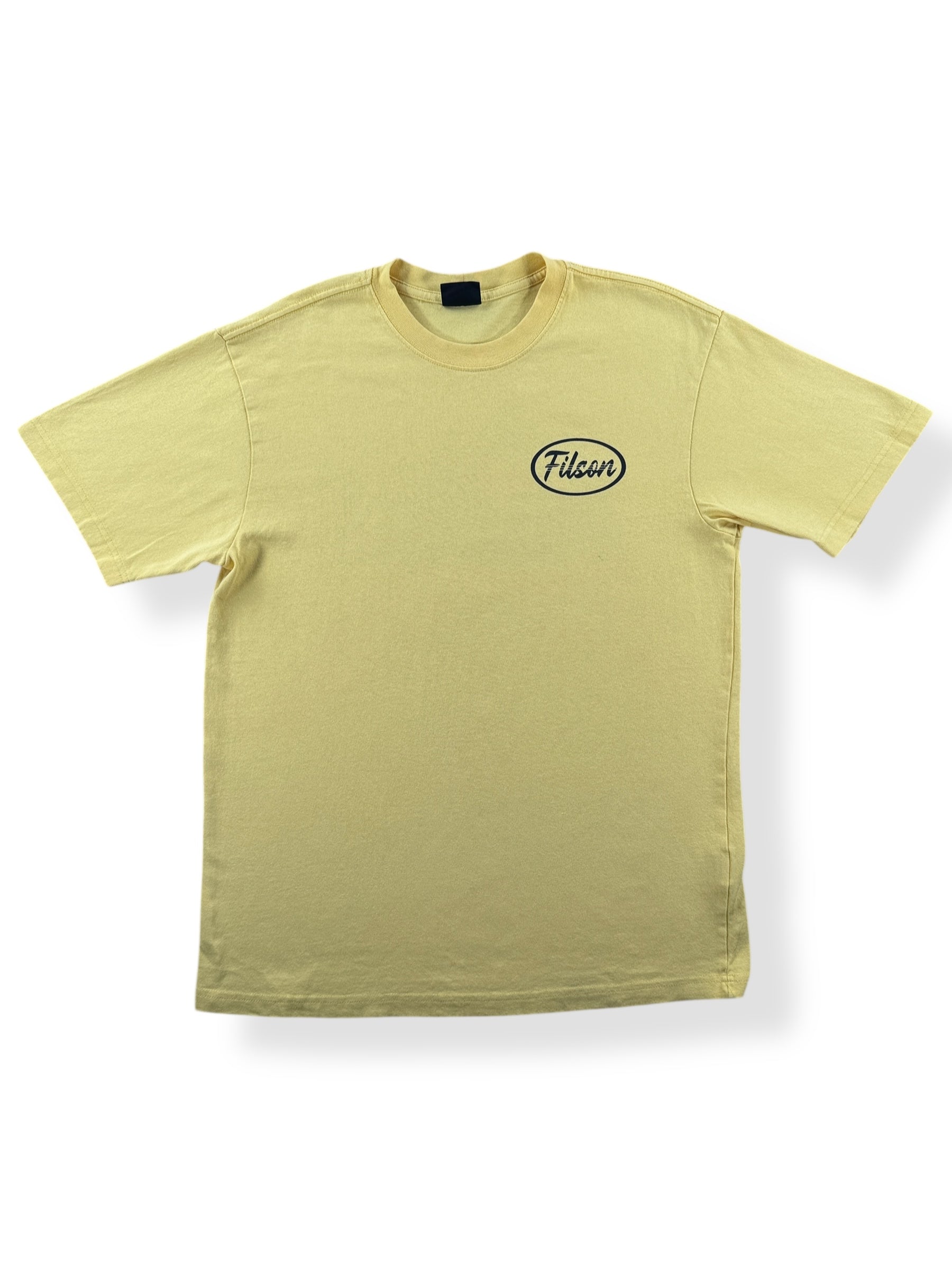 Front of Yellow Filson Frontier Graphic Tee SZ M