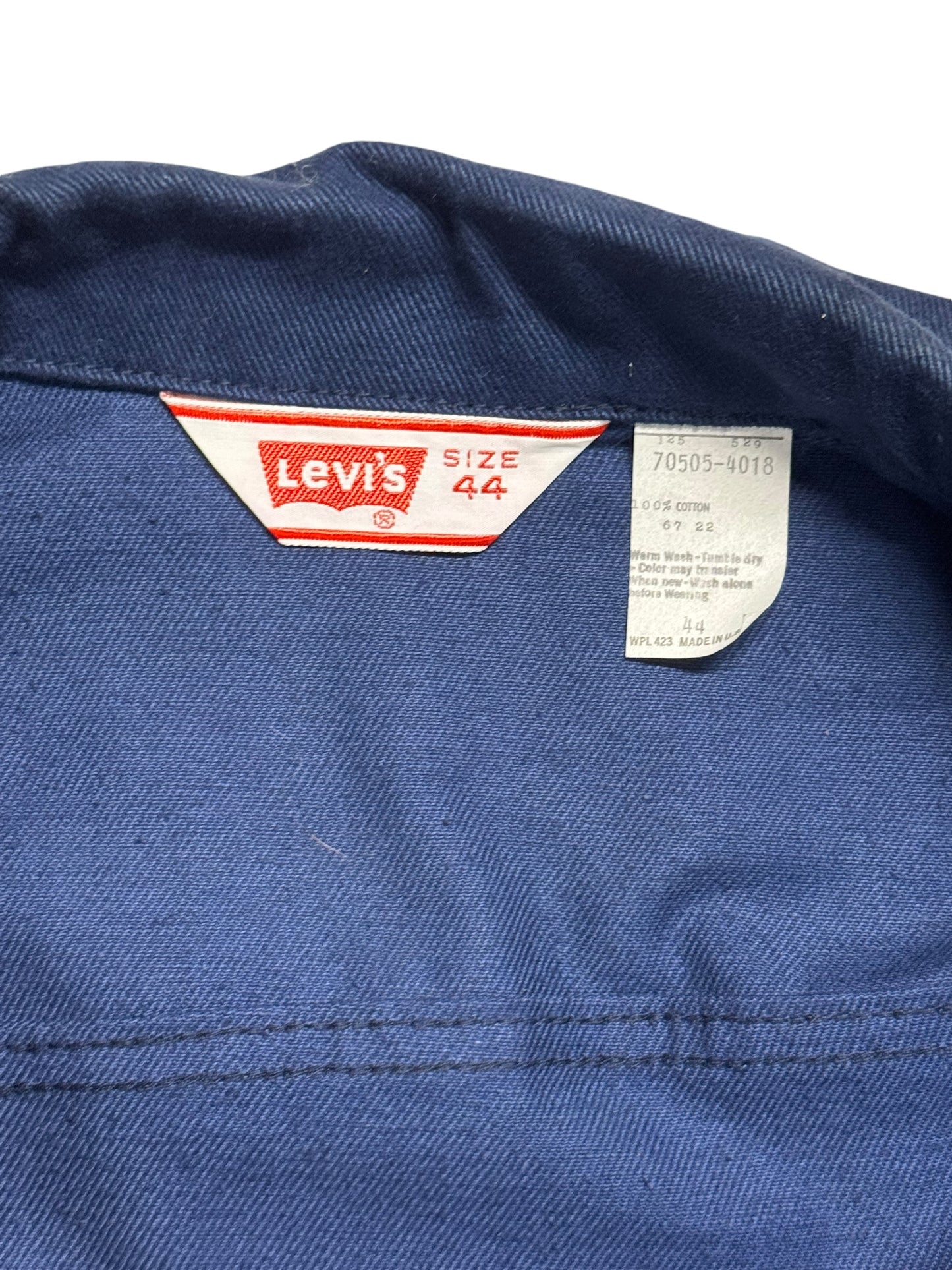 1970s Levi's Big E Moleskin Trucker Jacket L