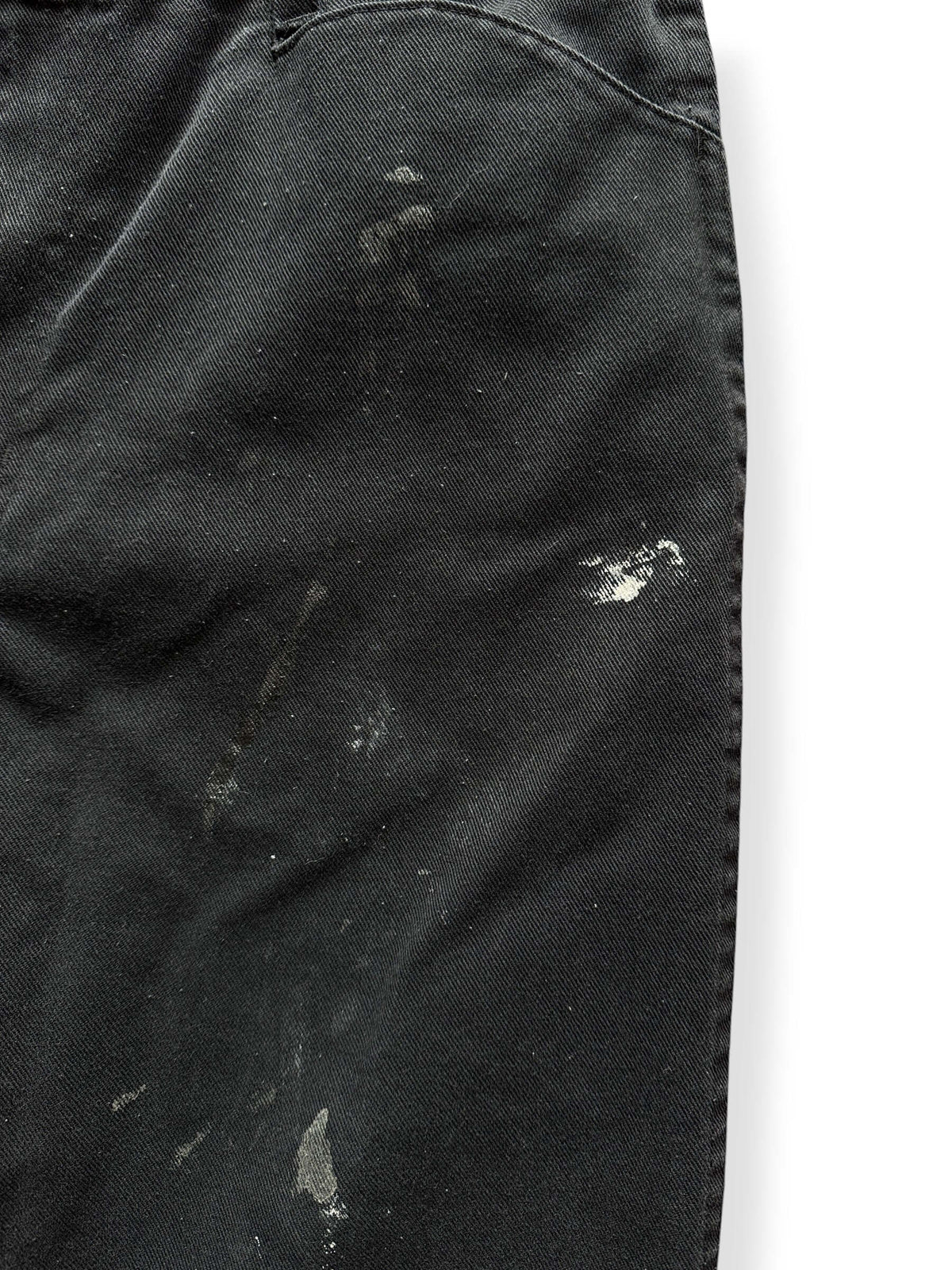 Paint on leg of Ben Davis Black Paint Splattered Pants W33