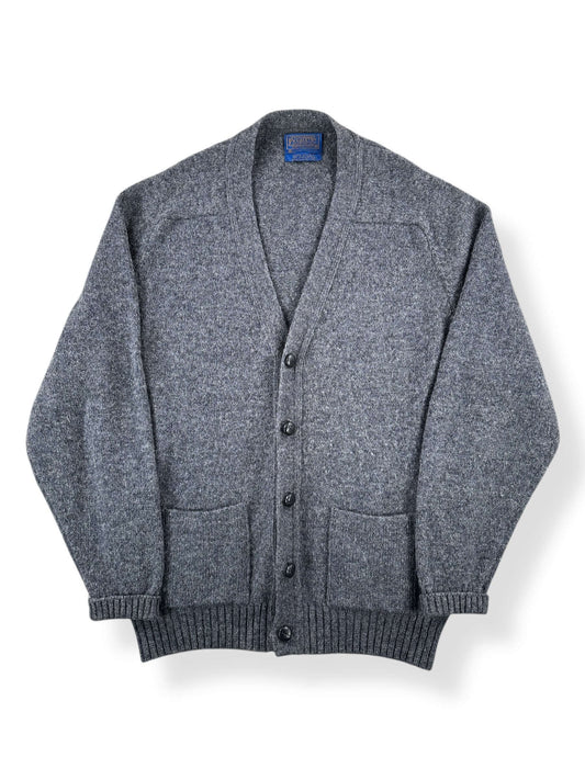 Front of Vintage Grey Pendleton Cardigan Sweater SZ XL