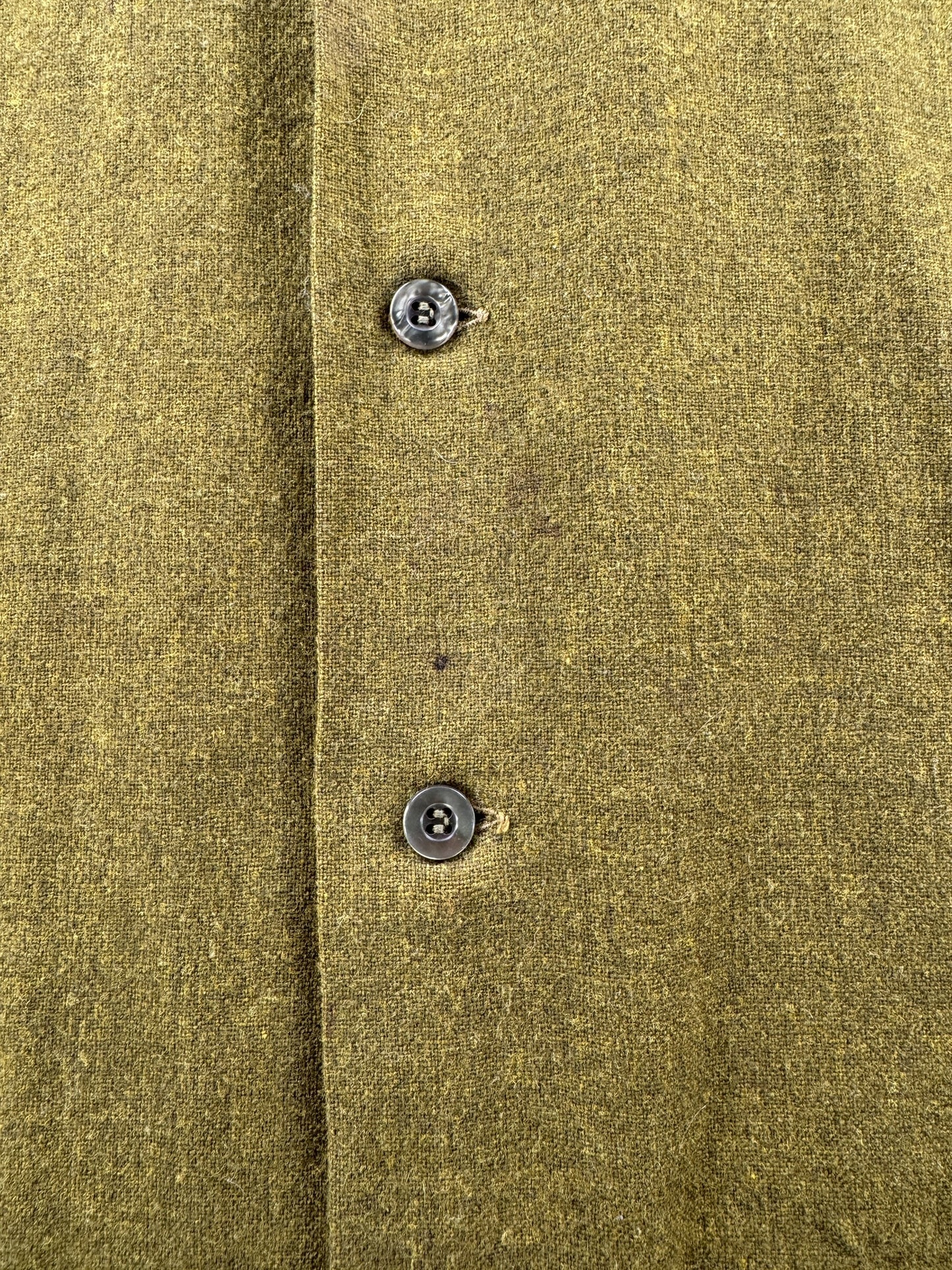 Stain on Vintage Frederick & Nelson Green Pendleton Board Shirt SZ L