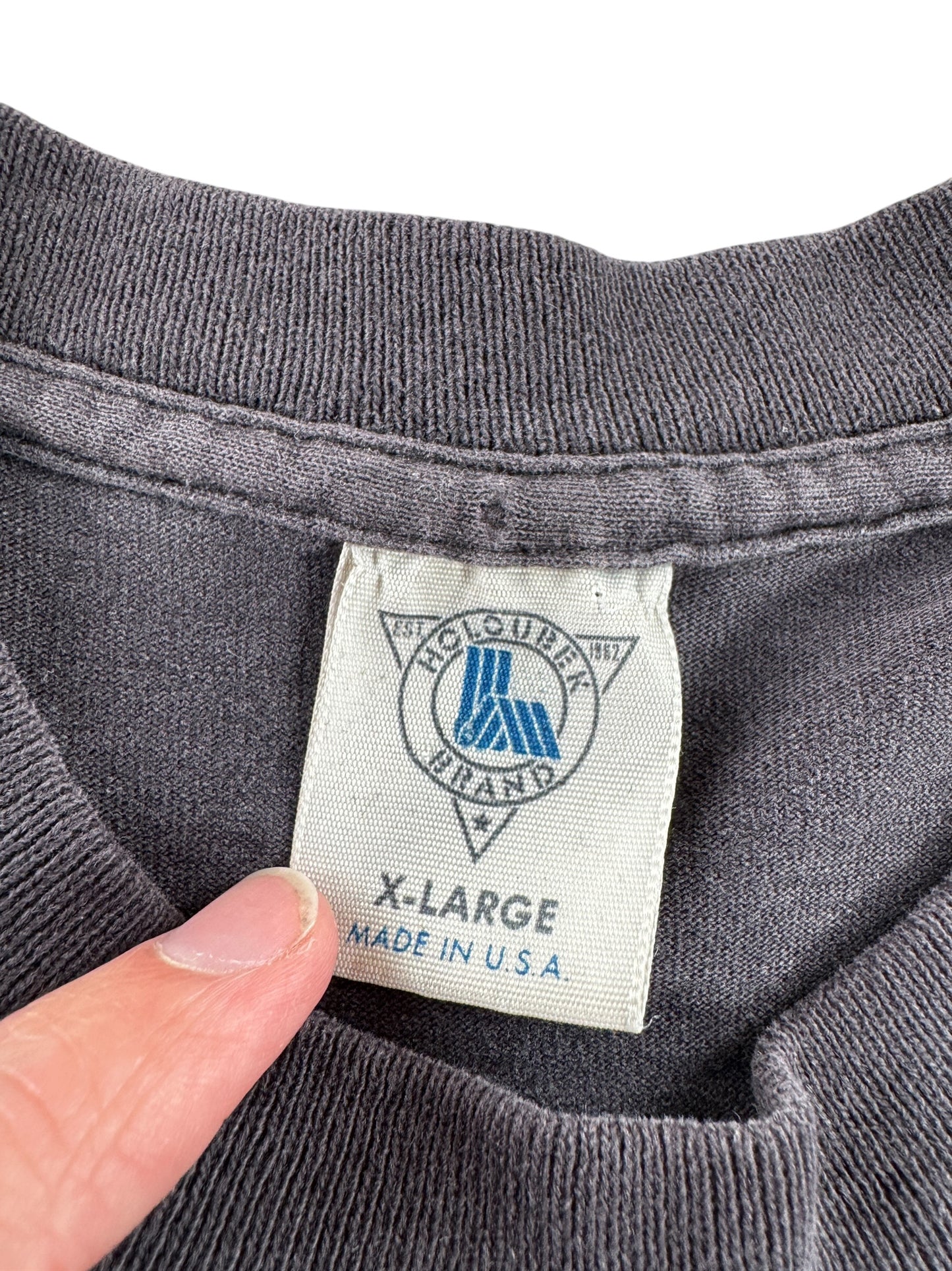 Tag on Vintage 90s US Steel Harley Tee SZ XL (Fits M)